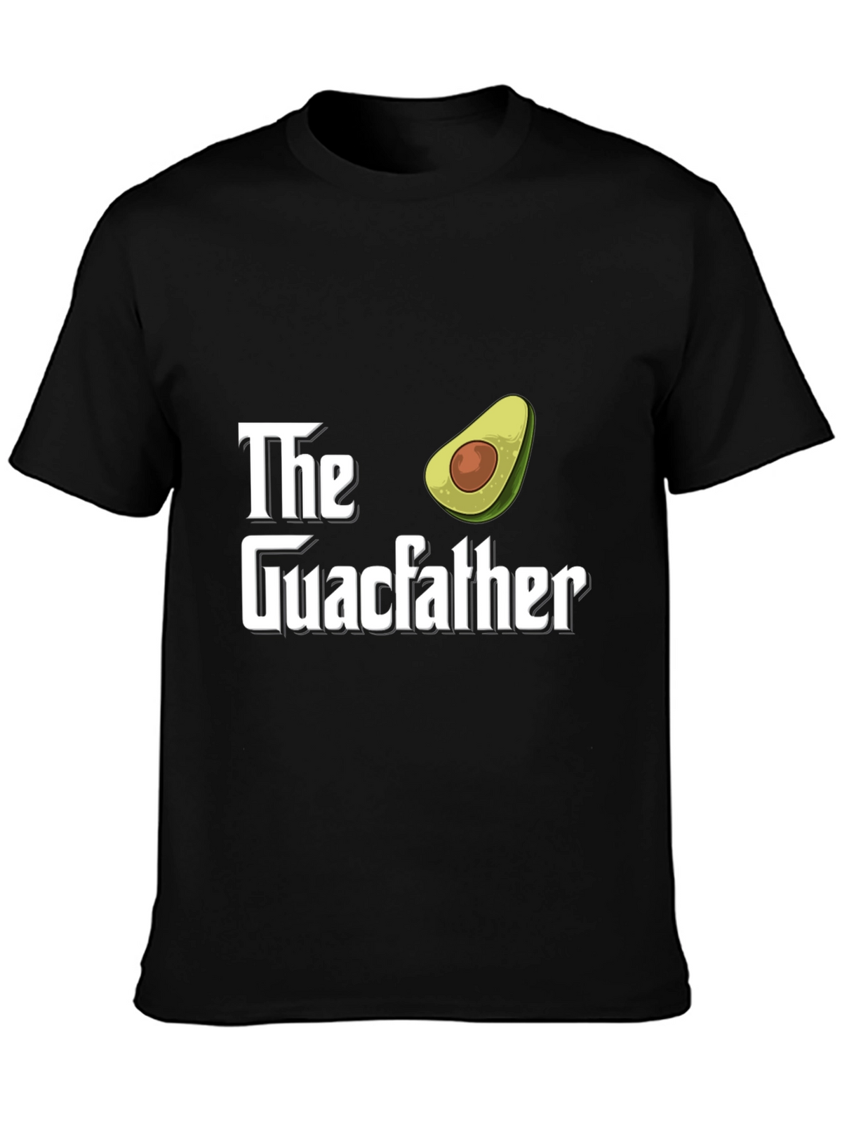 The Guacfather Avocado Graphic T-Shirt - Black
