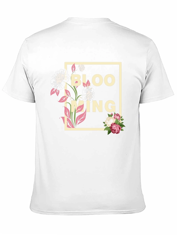 Blooming Graphic Tee - Trendy Floral Design
