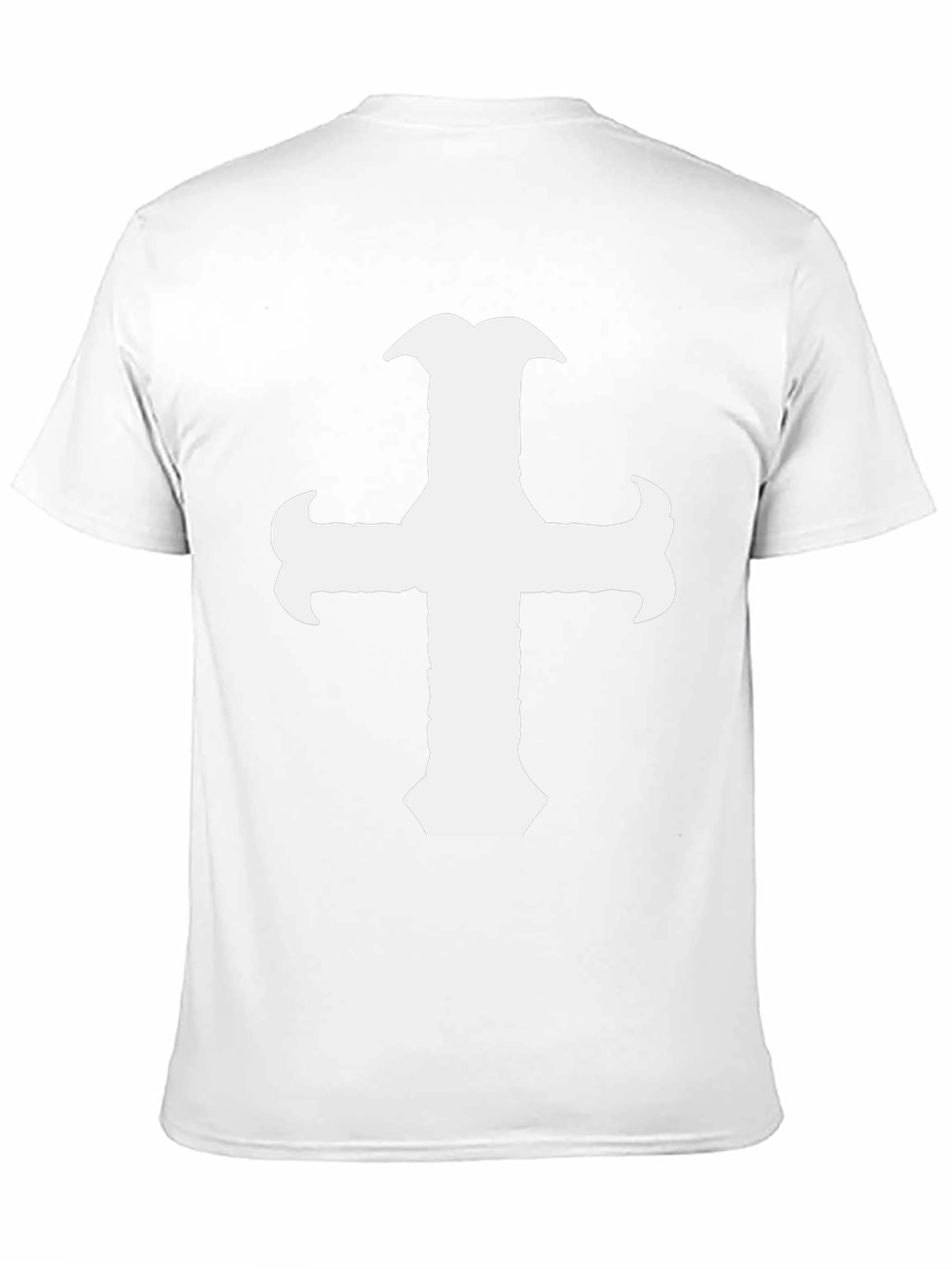 Cross Graphic Black T-Shirt Stylish Cotton Tee