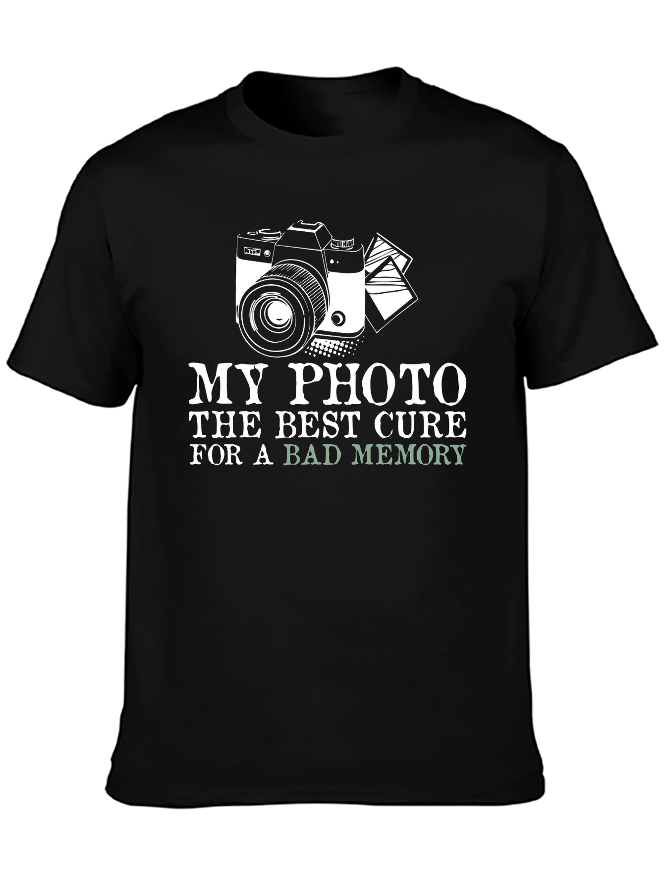 Camera Graphic T-Shirt - Memory Cure Tee