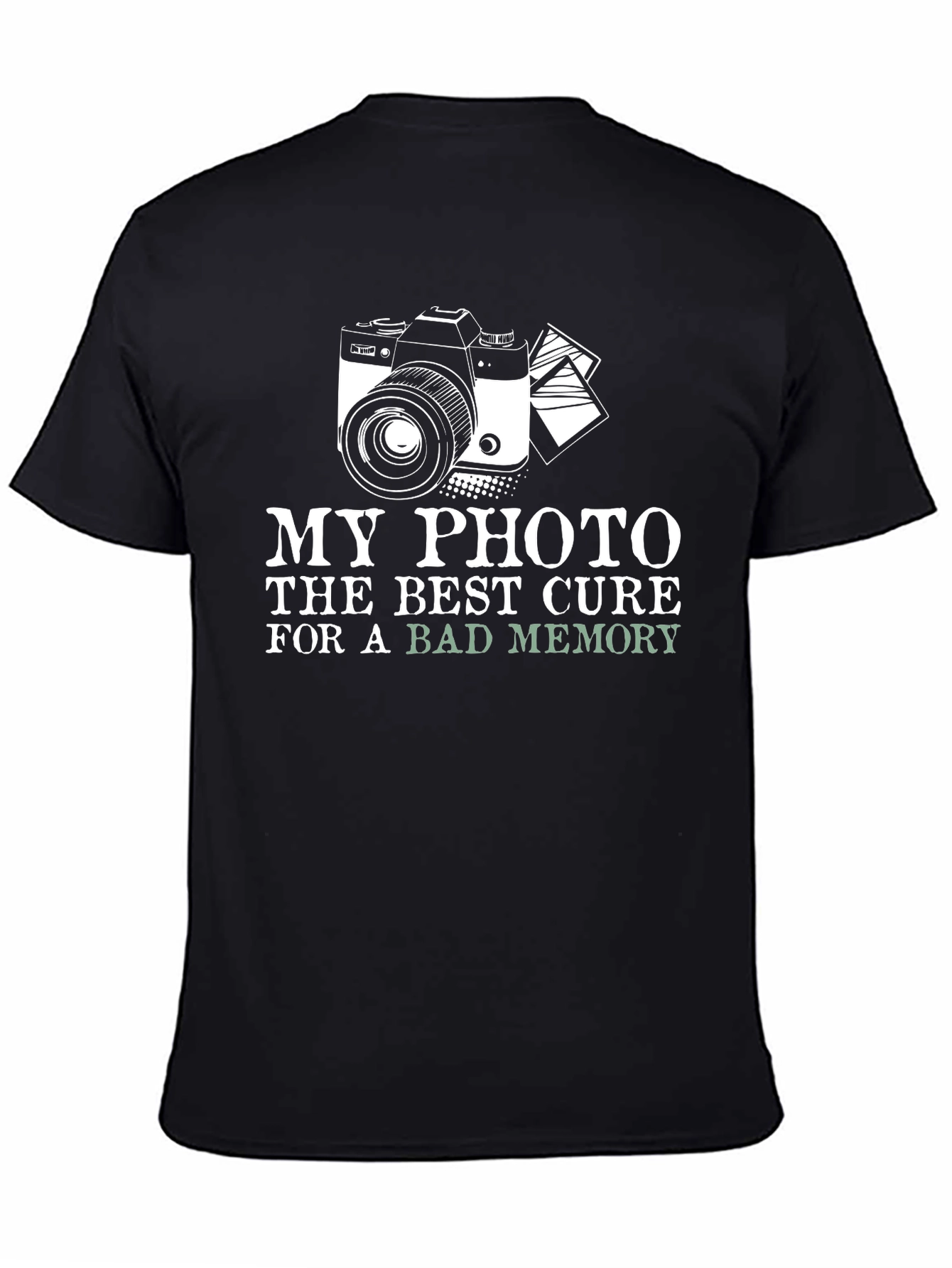 Camera Graphic T-Shirt - Memory Cure Tee