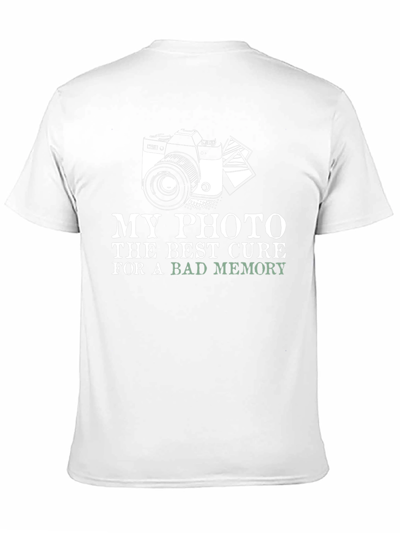 Camera Graphic T-Shirt - Memory Cure Tee