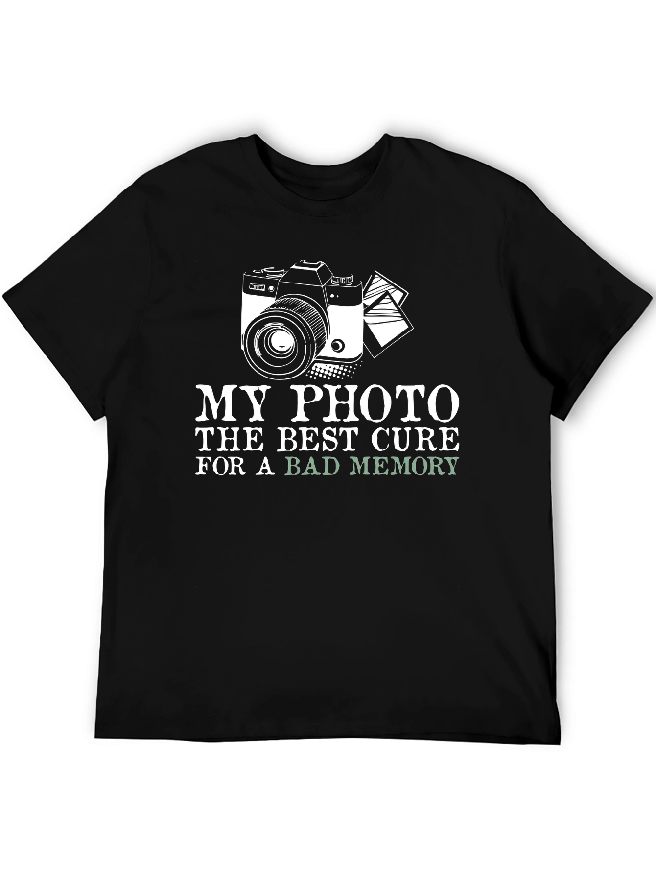 Camera Graphic T-Shirt - Memory Cure Tee