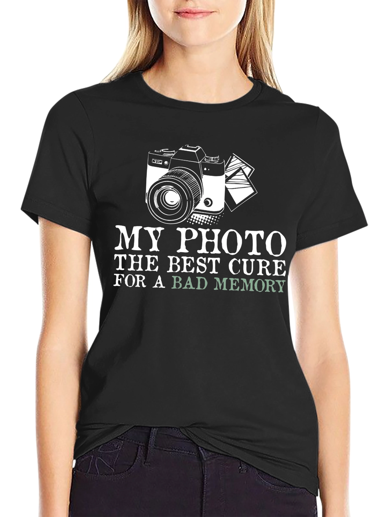 Camera Graphic T-Shirt - Memory Cure Tee