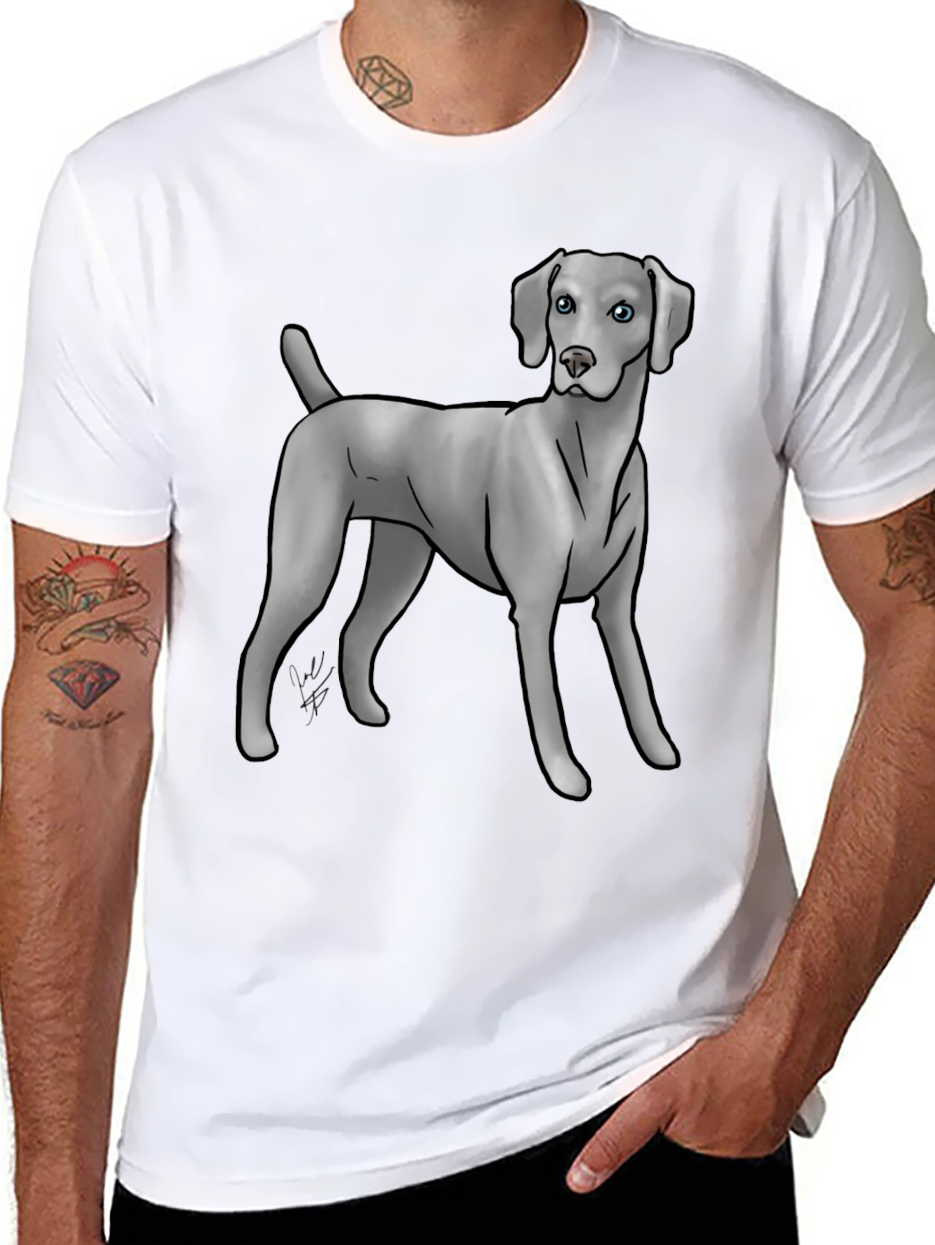 Dog Breed Graphic Tee - Stylish Comfort
