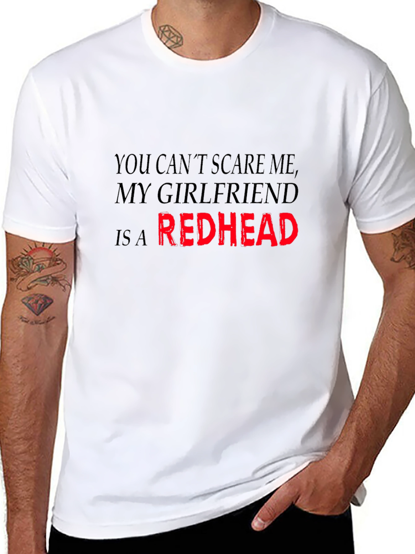 Redhead Girlfriend Funny T-Shirt