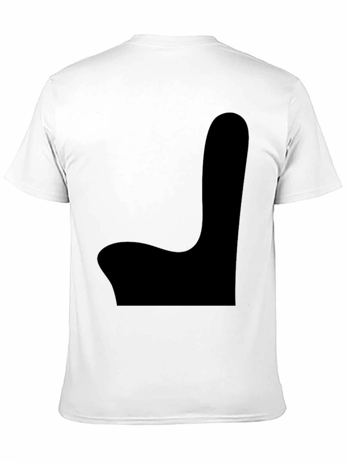 Mens Black Graphic Tee - Novelty Chair Design