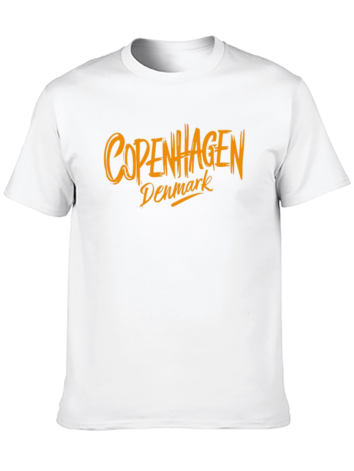 Copenhagen Denmark Graphic Tee - Black Cotton Casual Shirt