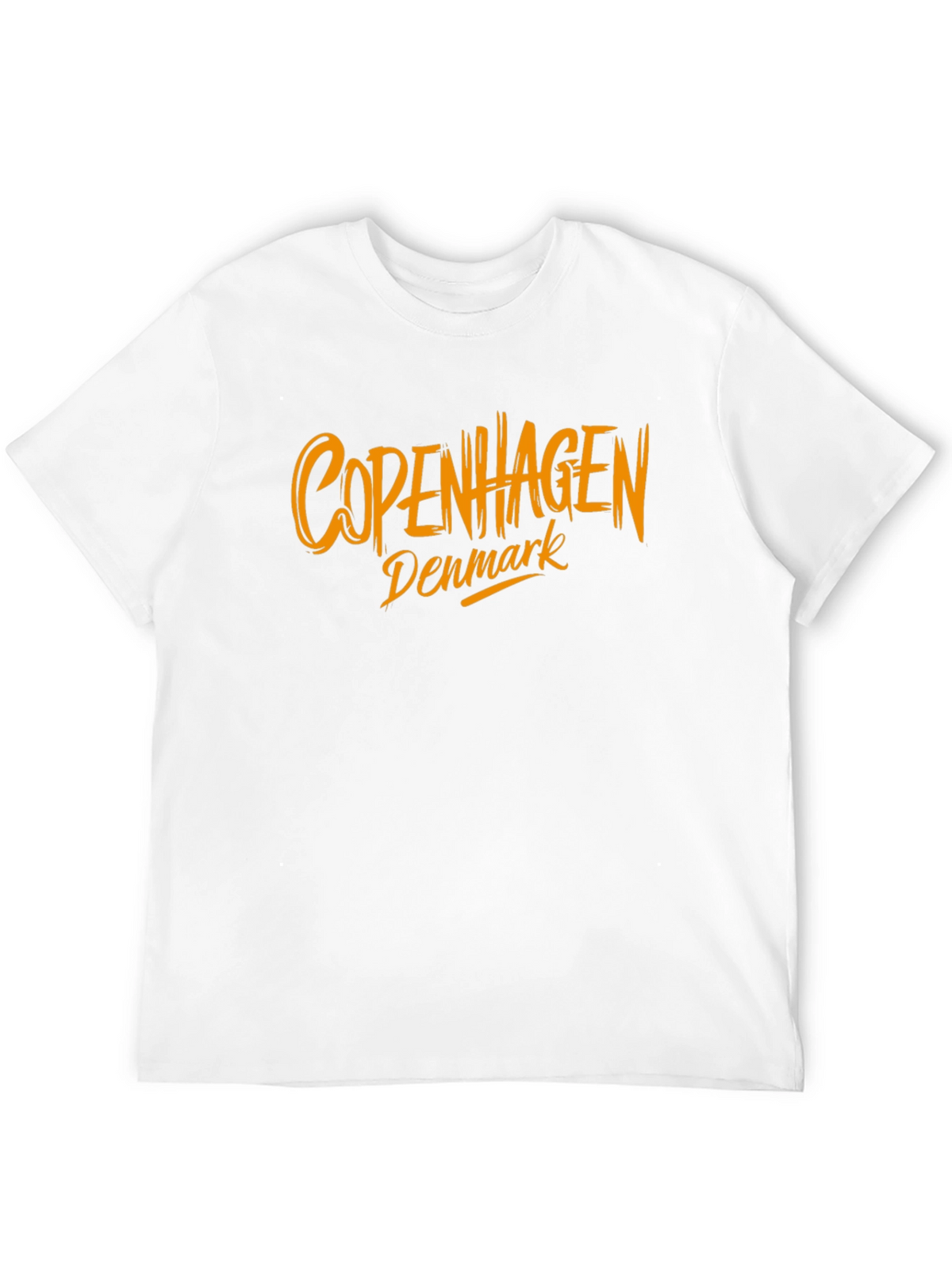 Copenhagen Denmark Graphic Tee - Black Cotton Casual Shirt