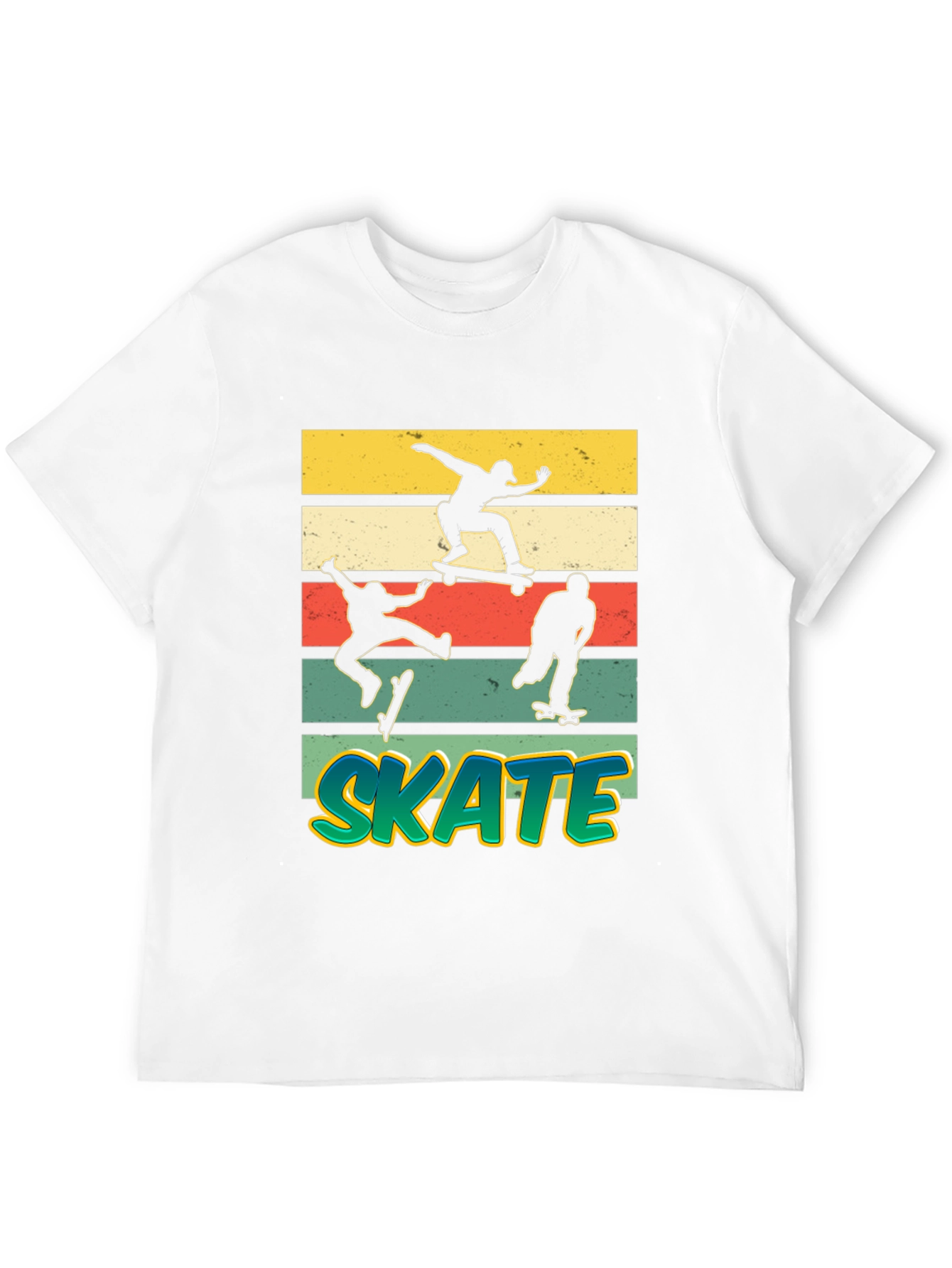 Cool Skateboarding Silhouette T-Shirt