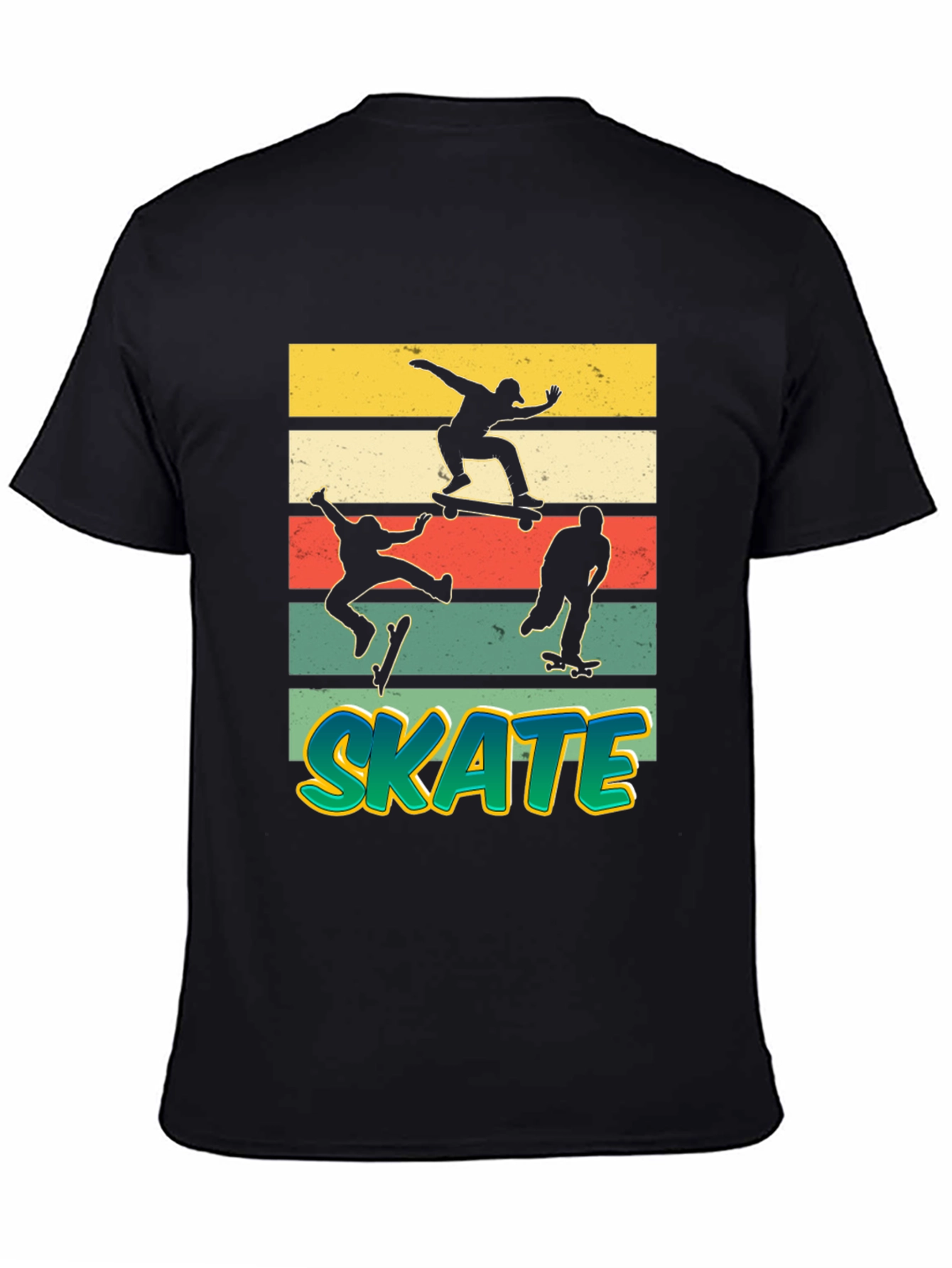 Cool Skateboarding Silhouette T-Shirt