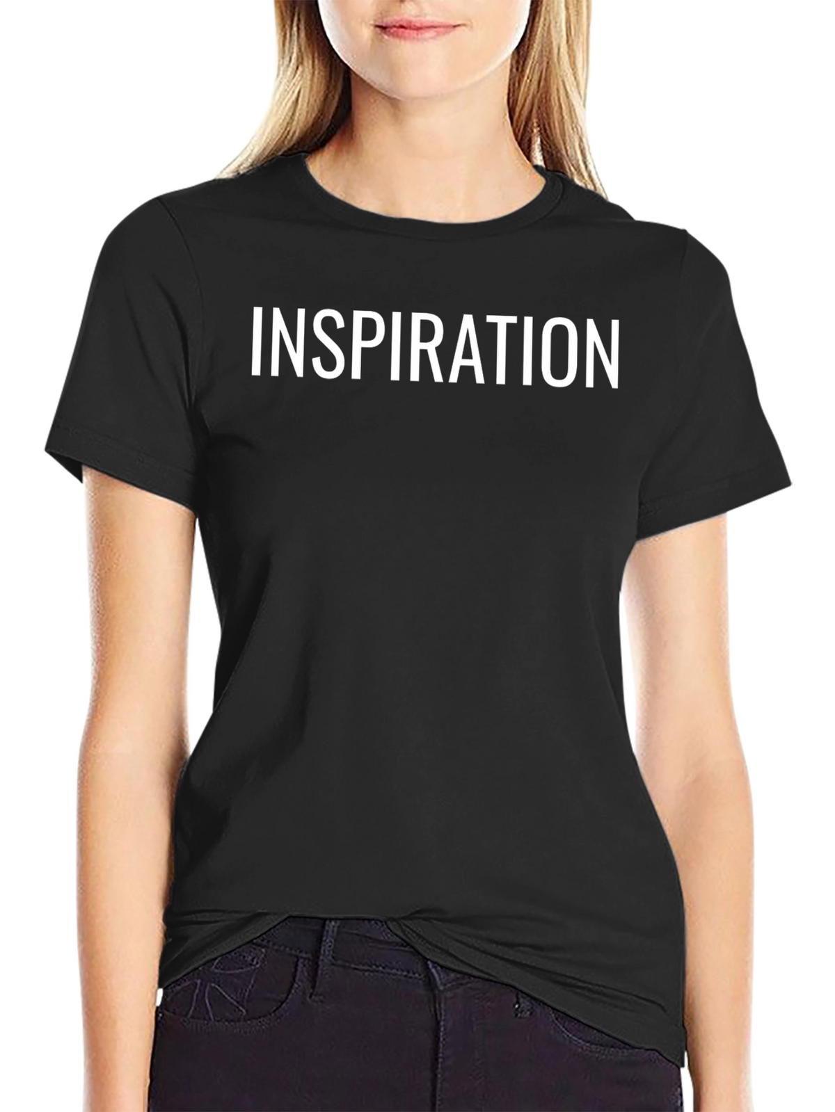Inspiration Black Graphic Tee