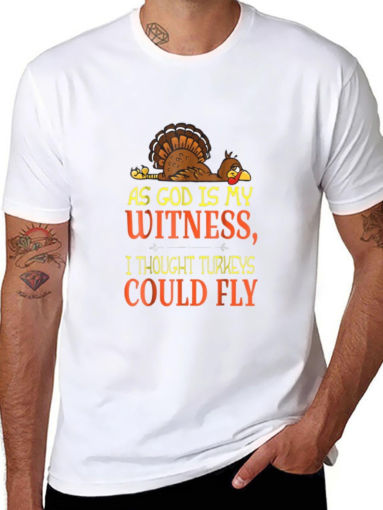 Funny Turkey T-Shirt: As God Is My Witness