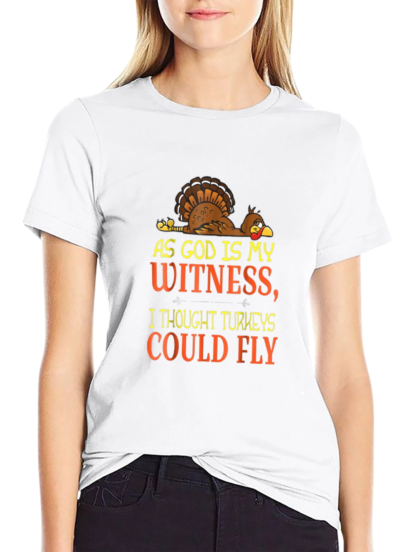 Funny Turkey T-Shirt: As God Is My Witness