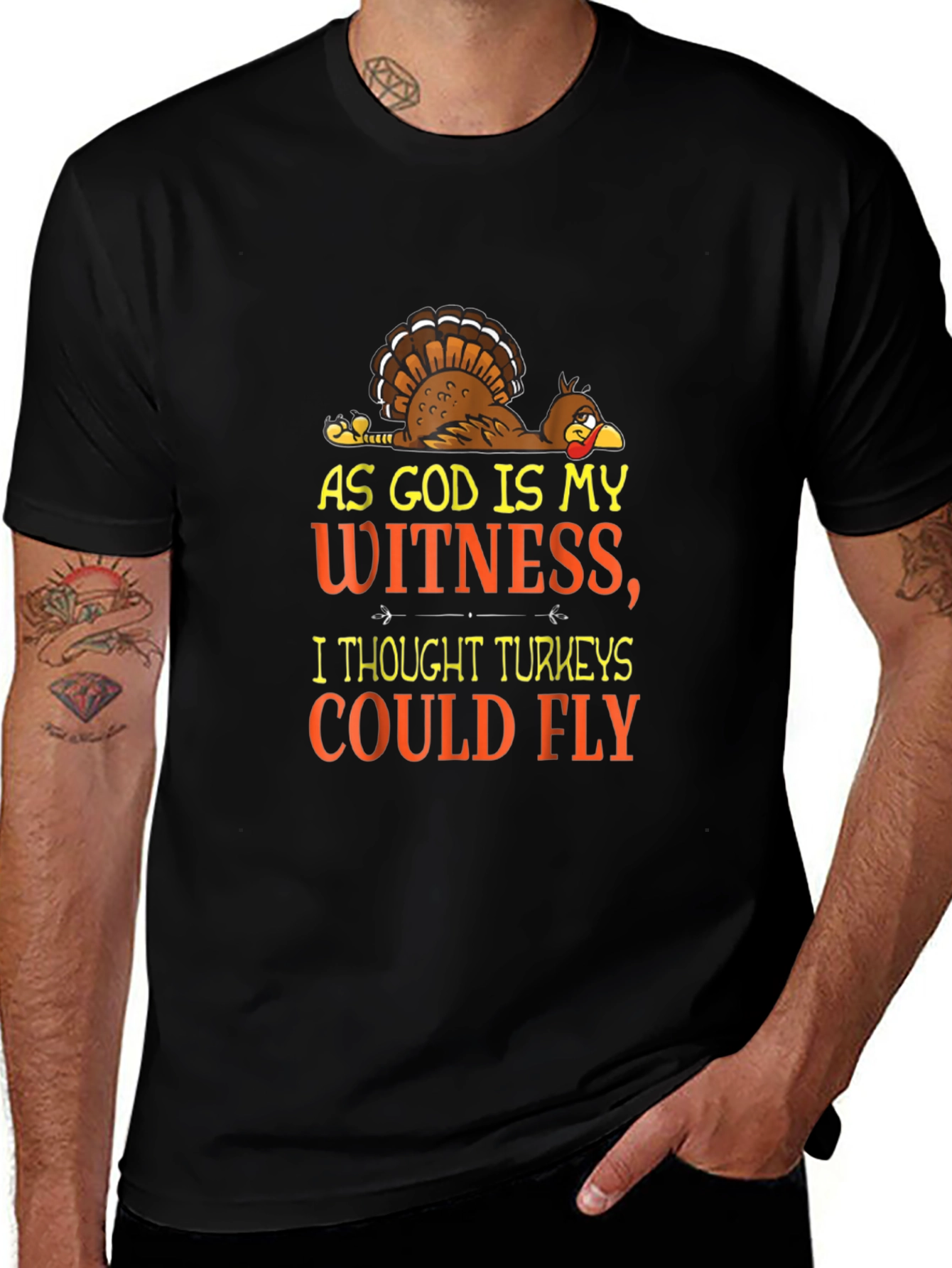 Funny Turkey T-Shirt: As God Is My Witness