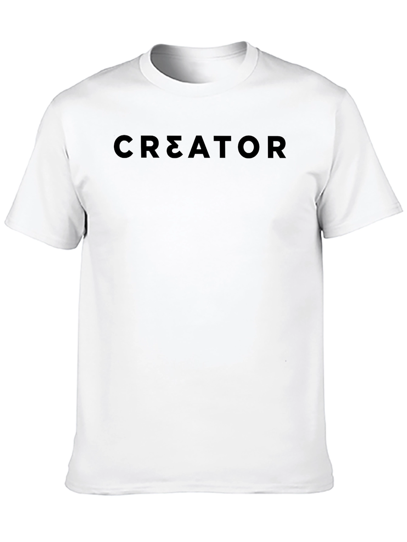 Creator Black T-Shirt - Minimalist Design