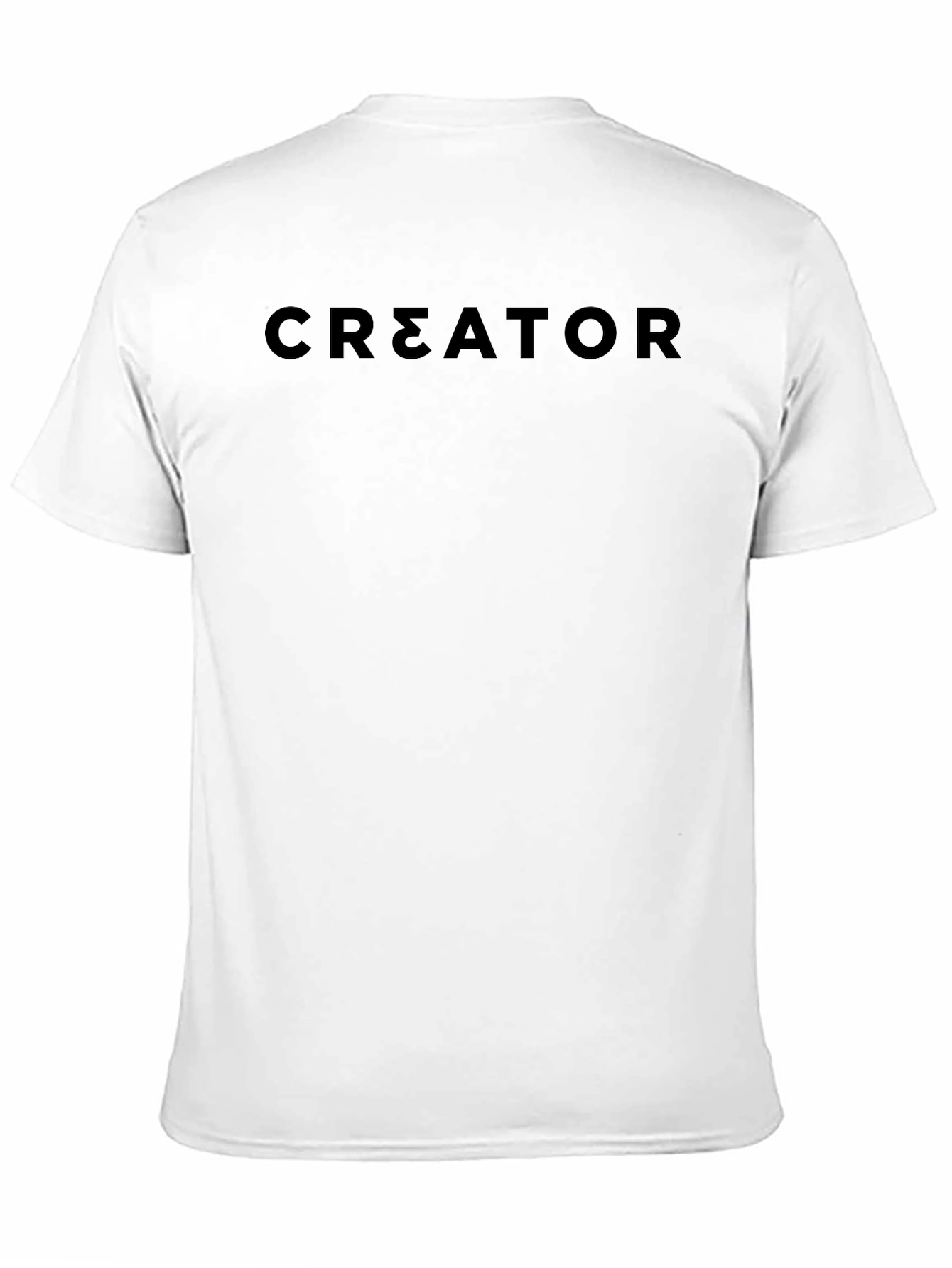 Creator Black T-Shirt - Minimalist Design
