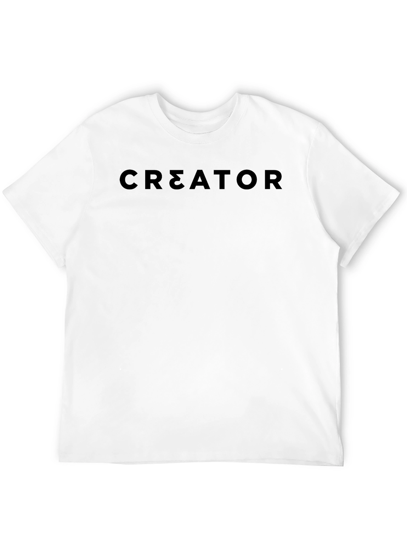 Creator Black T-Shirt - Minimalist Design