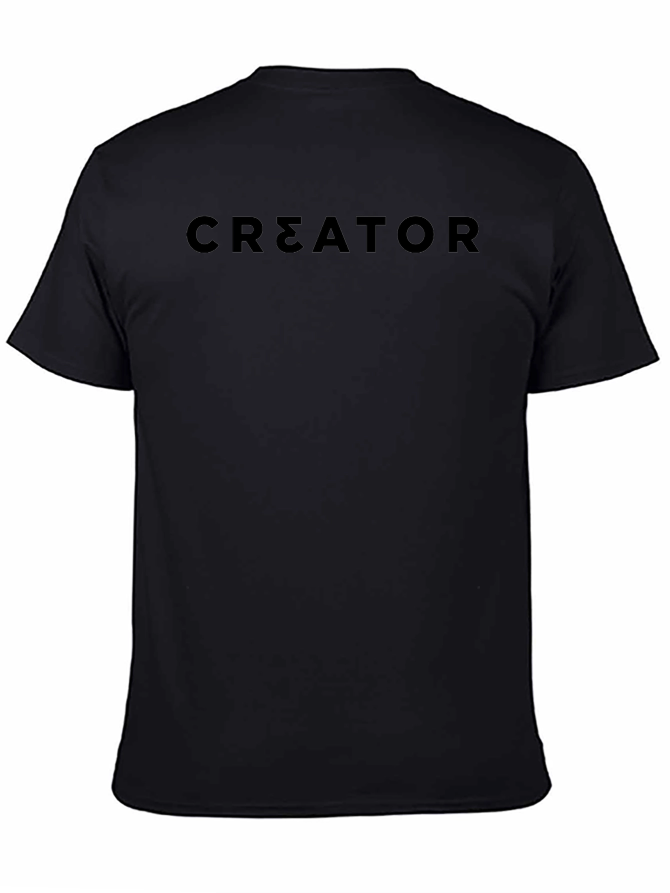 Creator Black T-Shirt - Minimalist Design