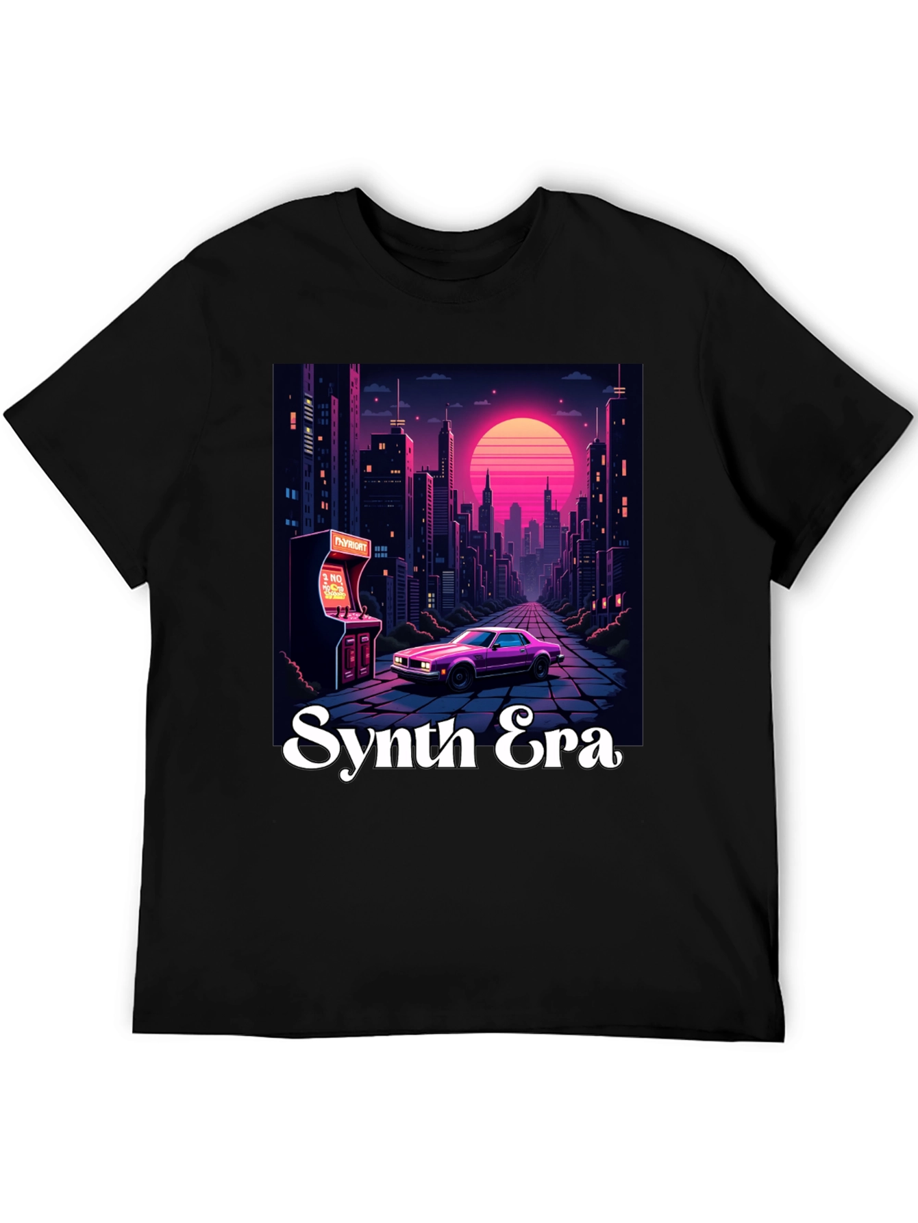 Synth Era T-Shirt: Retro 80s Style