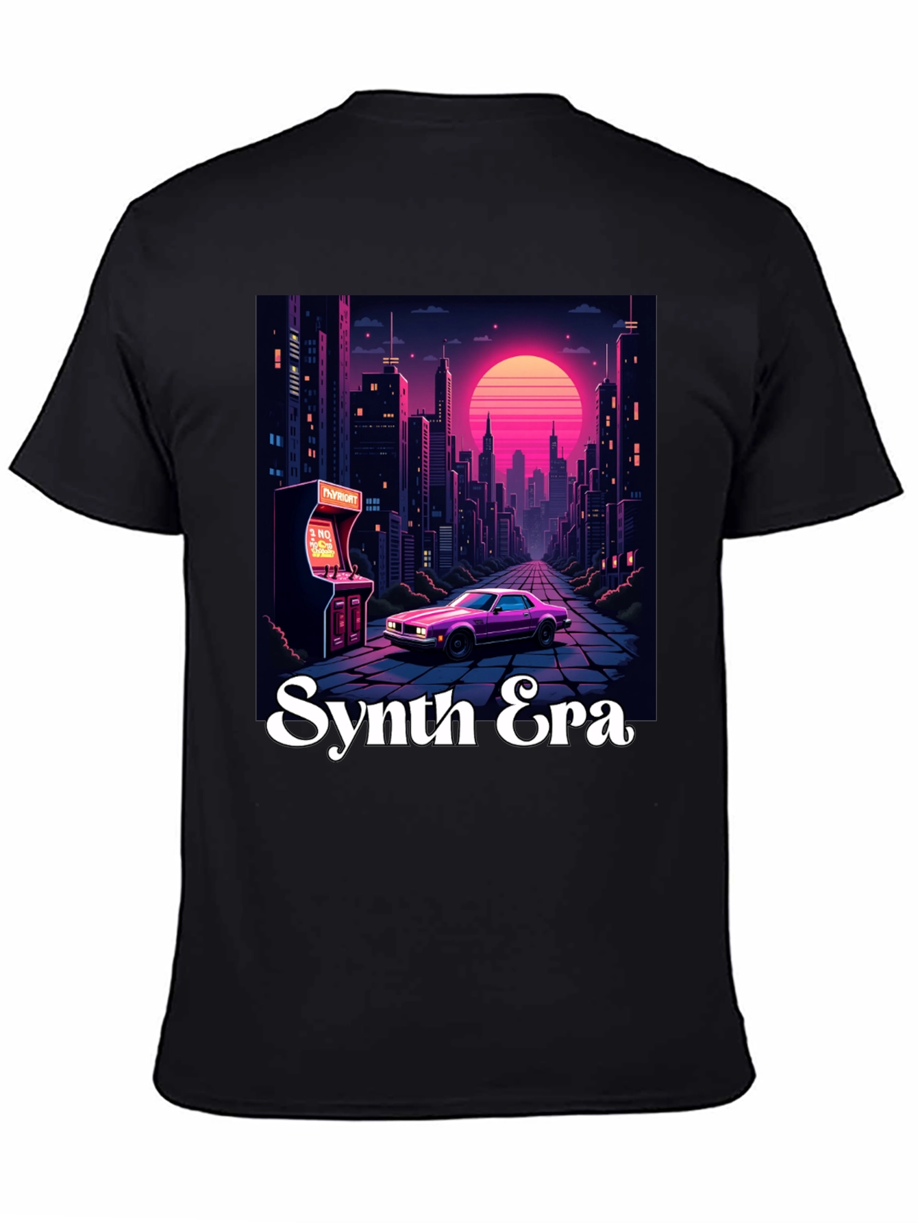 Synth Era T-Shirt: Retro 80s Style