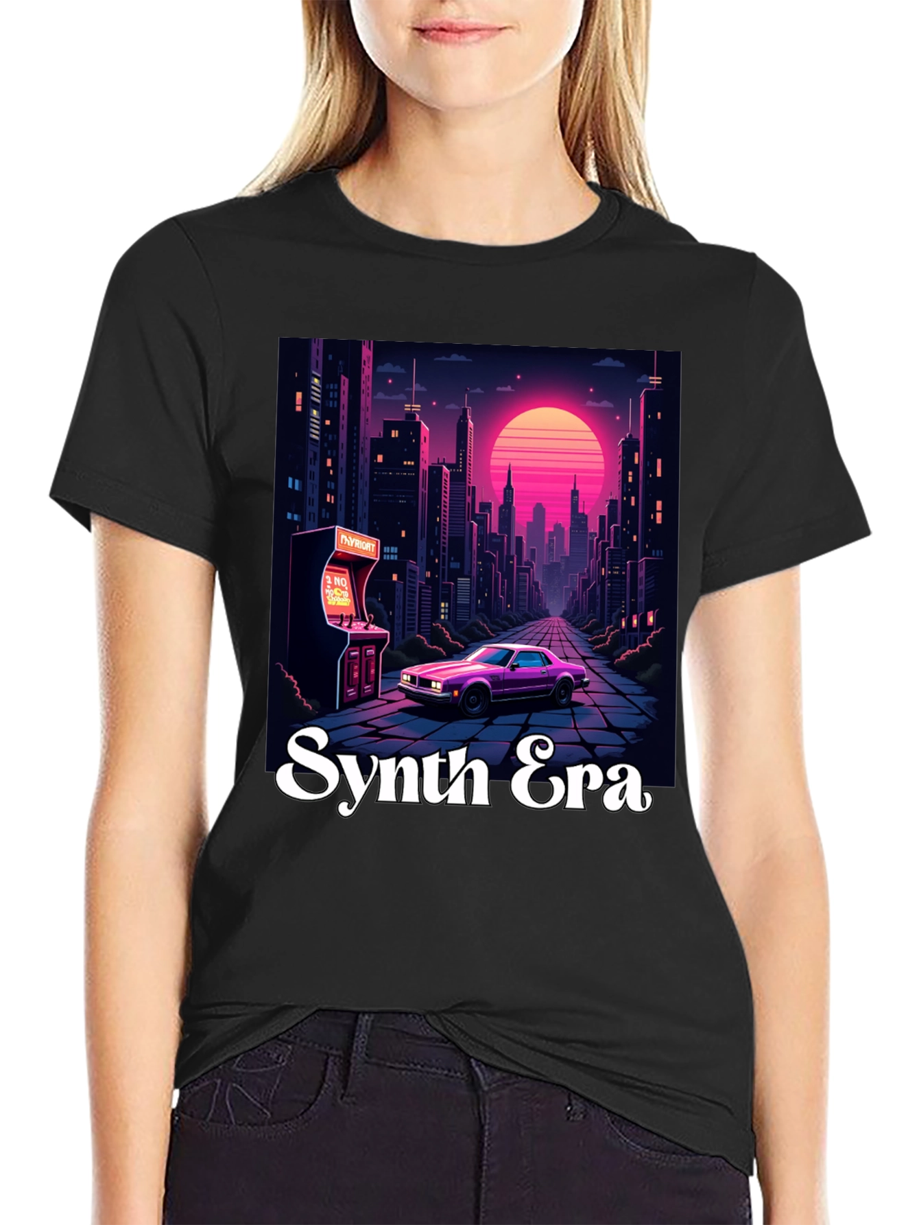 Synth Era T-Shirt: Retro 80s Style