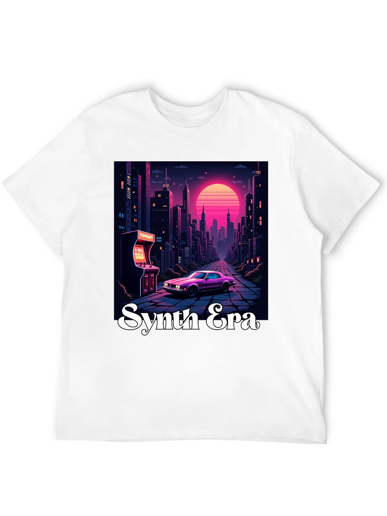 Synth Era T-Shirt: Retro 80s Style
