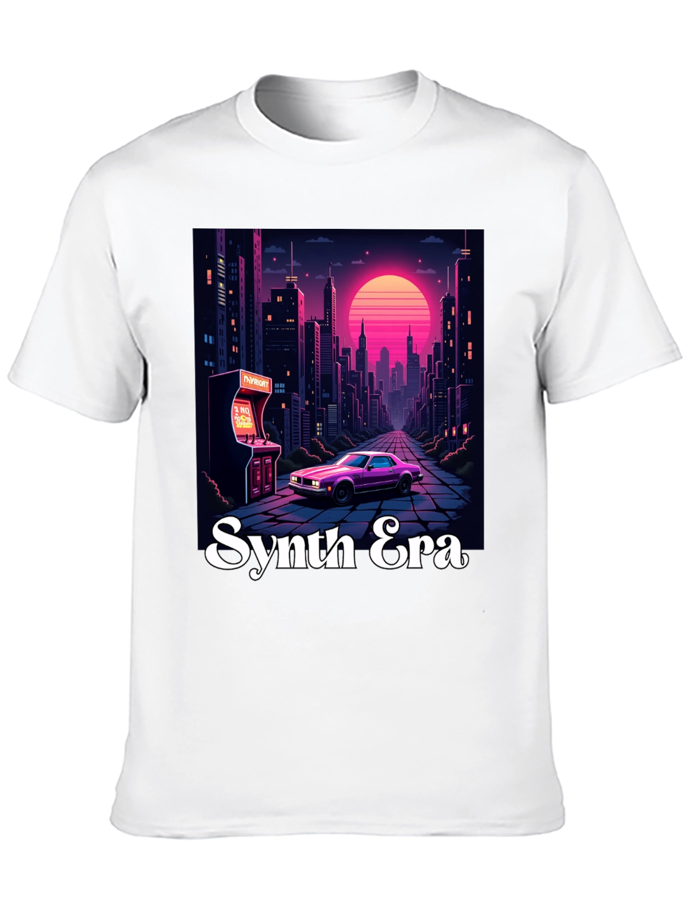 Synth Era T-Shirt: Retro 80s Style