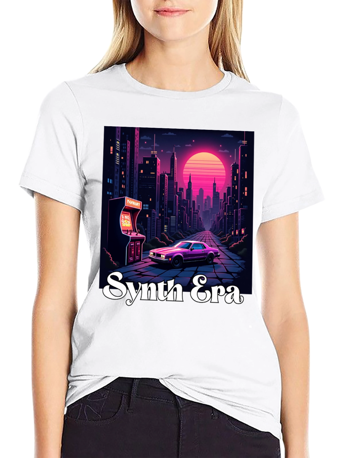 Synth Era T-Shirt: Retro 80s Style