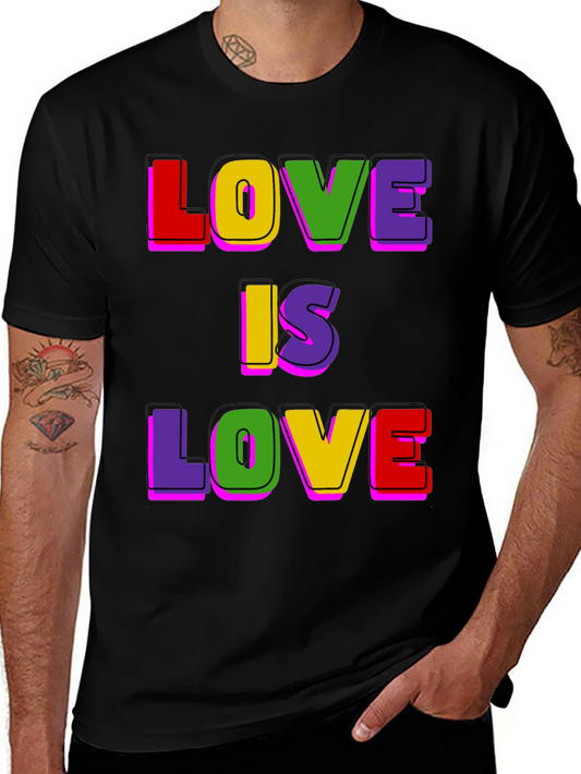 Love is Love Pride T-Shirt - Colorful LGBTQ+ Tee