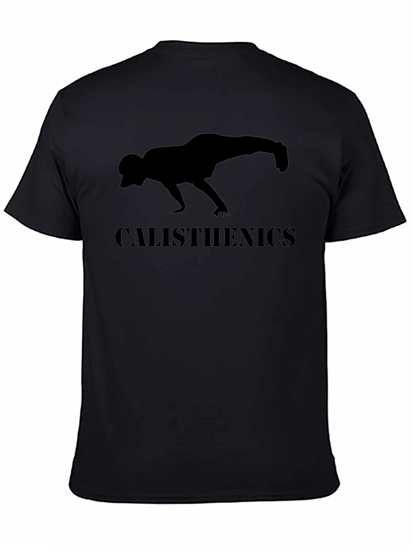 Calisthenics Handstand Graphic Tee - Black