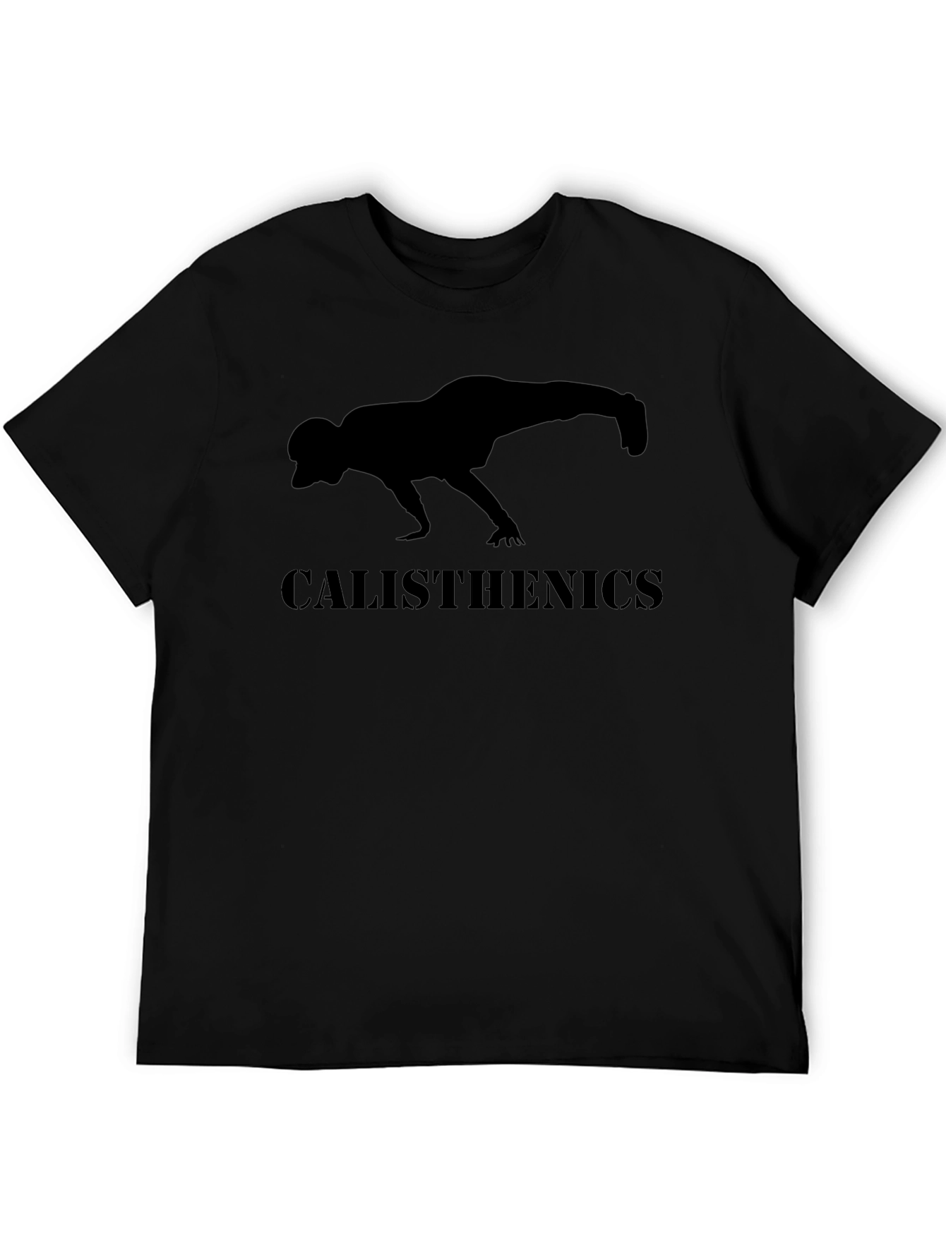 Calisthenics Handstand Graphic Tee - Black