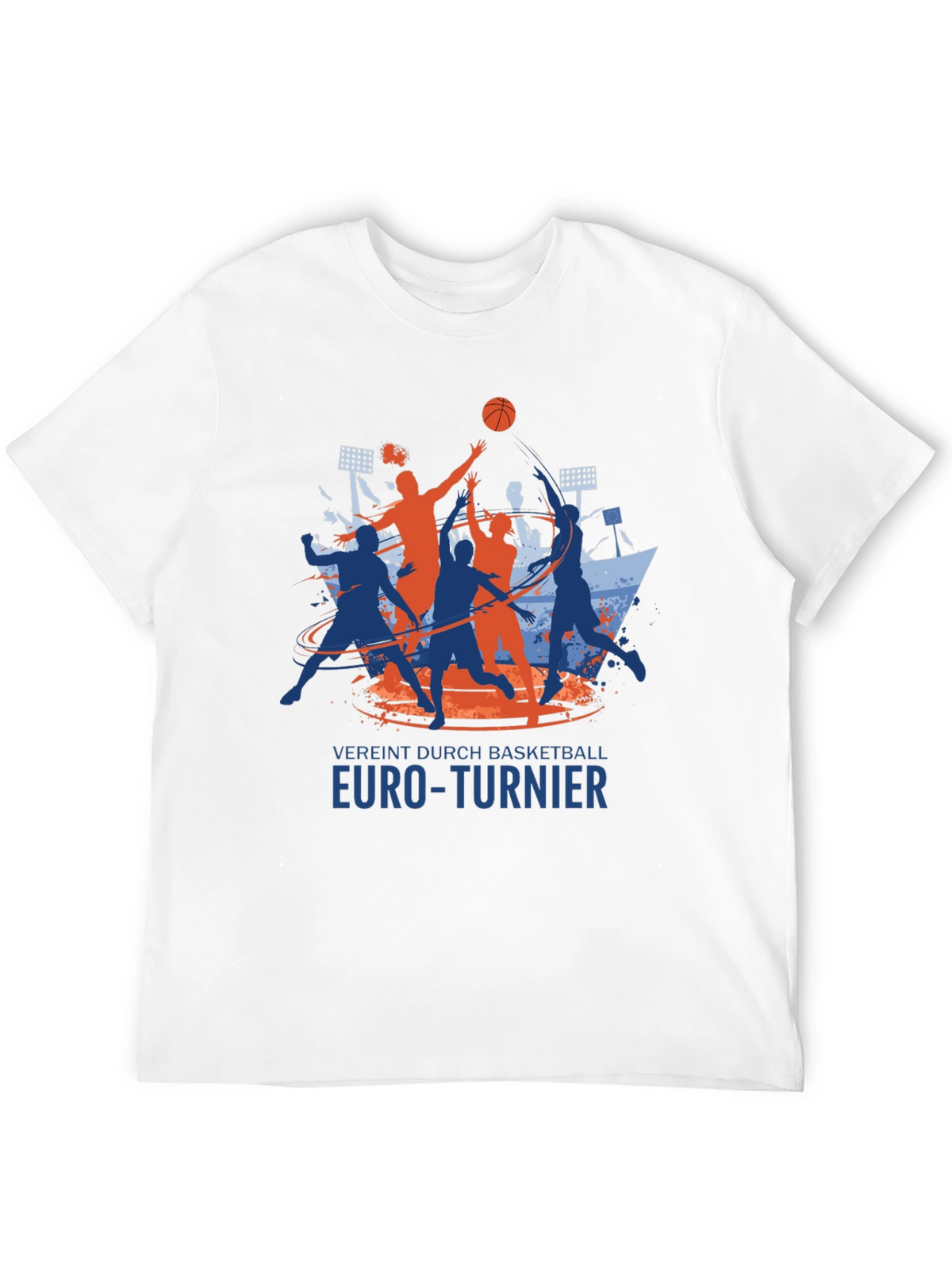 Basketball Euro-Turnier Black T-Shirt