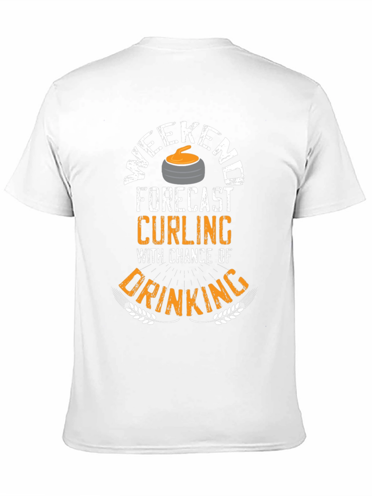 Weekend Curling & Drinking Graphic T-Shirt