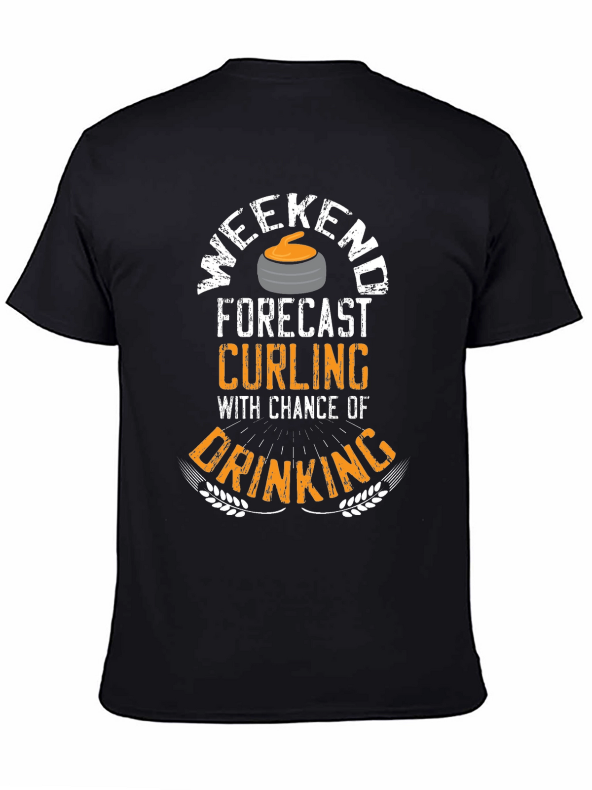 Weekend Curling & Drinking Graphic T-Shirt
