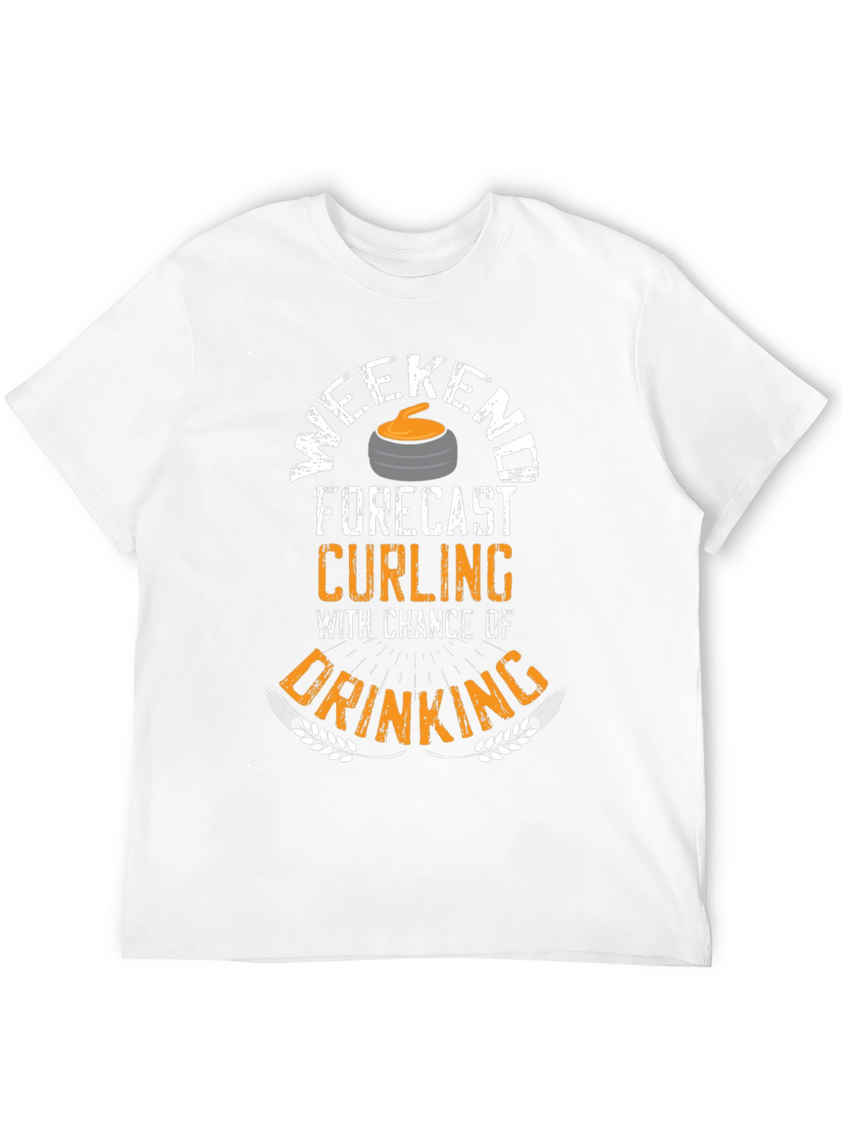 Weekend Curling & Drinking Graphic T-Shirt