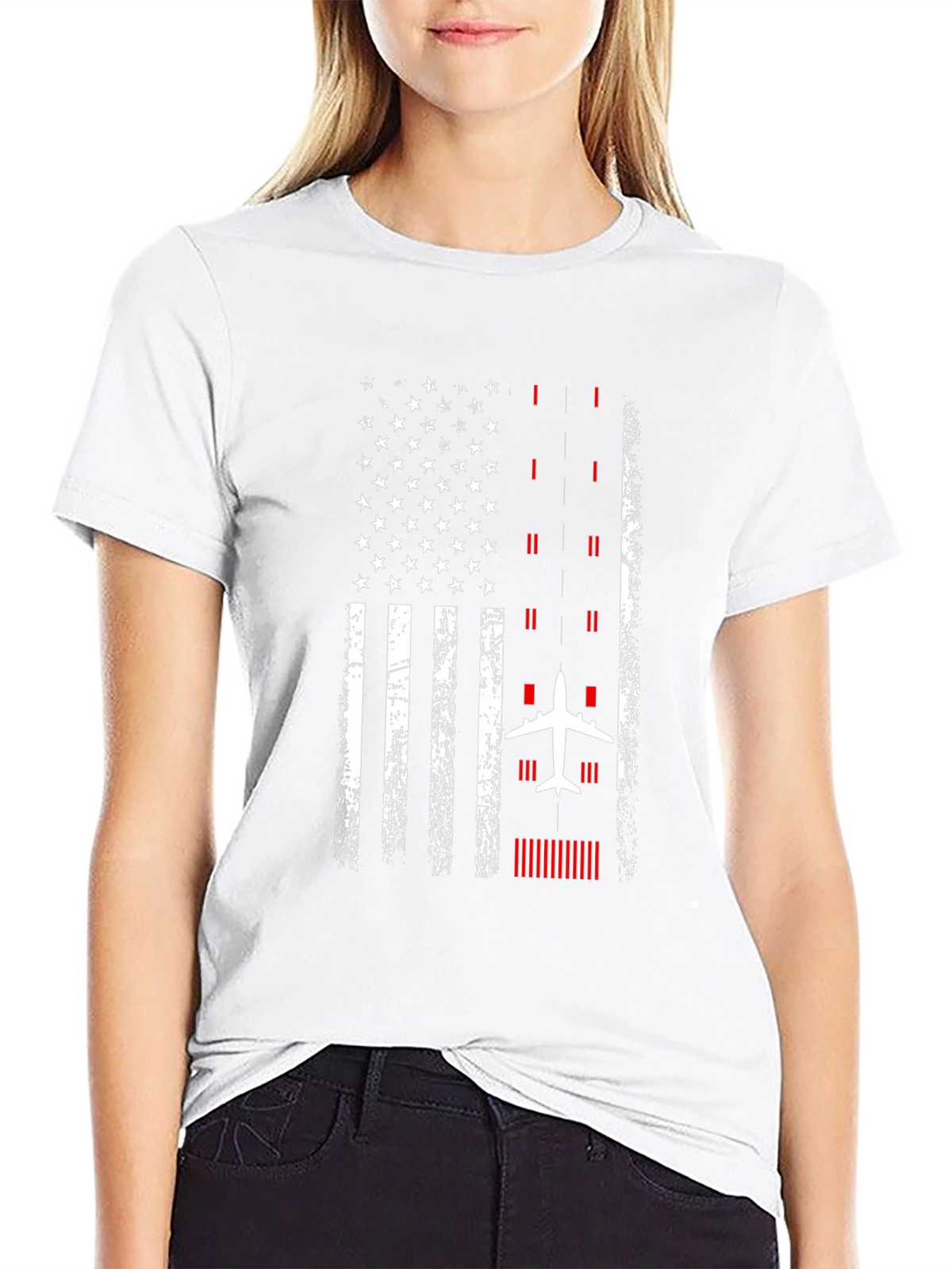 Aviation American Flag T-Shirt - Pilot Pride