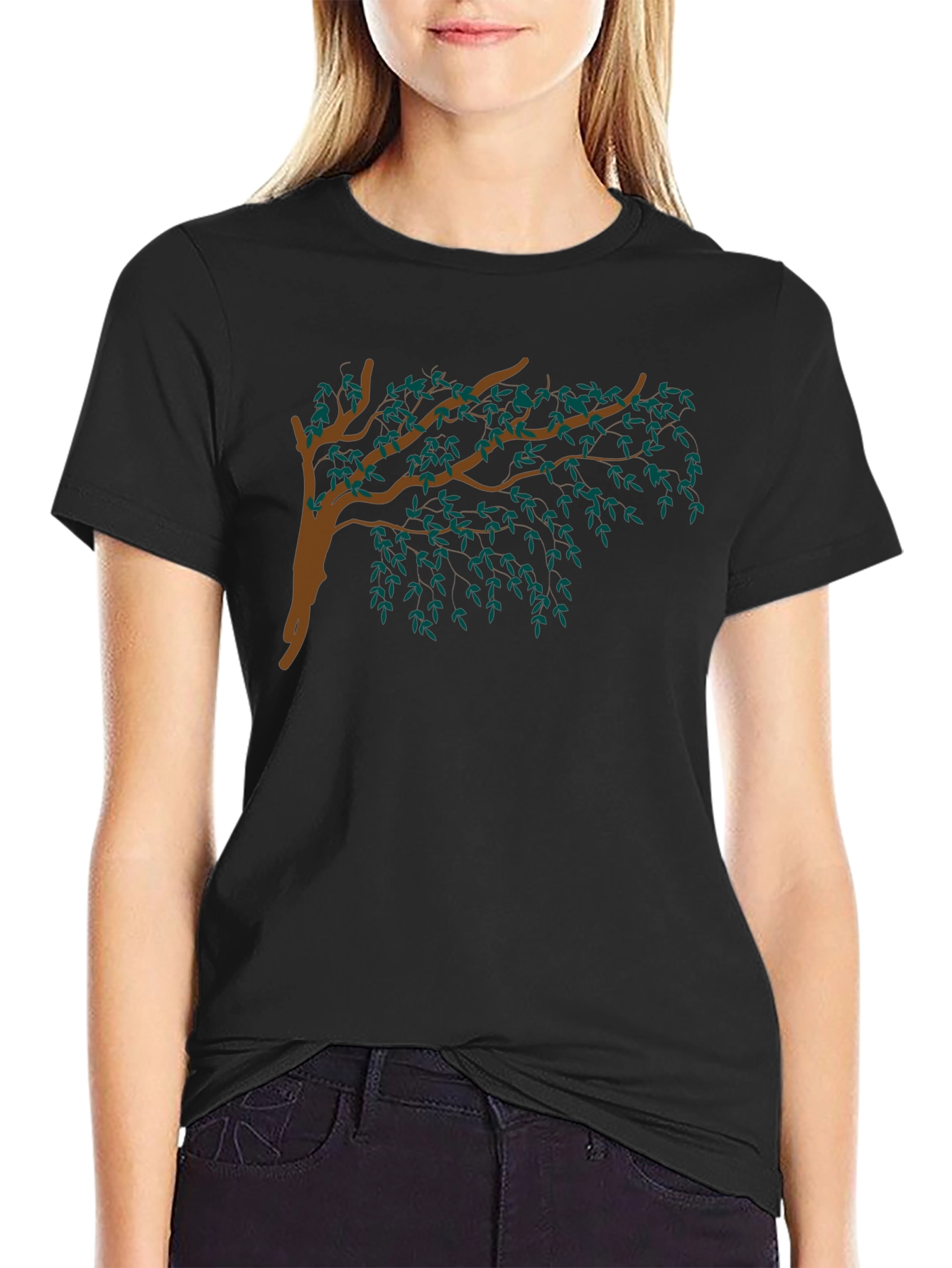 Black Tree Graphic Tee - Stylish & Unique Design