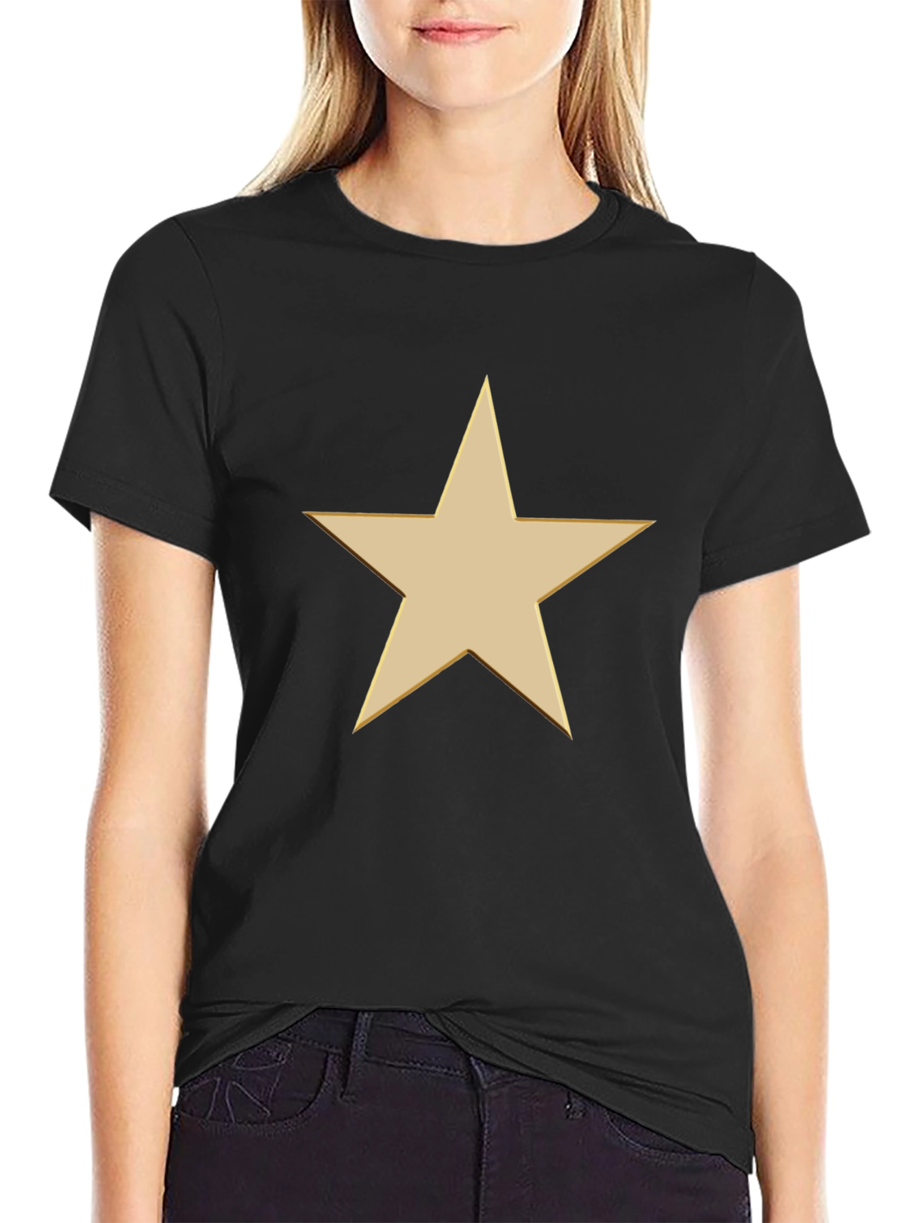 Classic Star Graphic Tee - Black