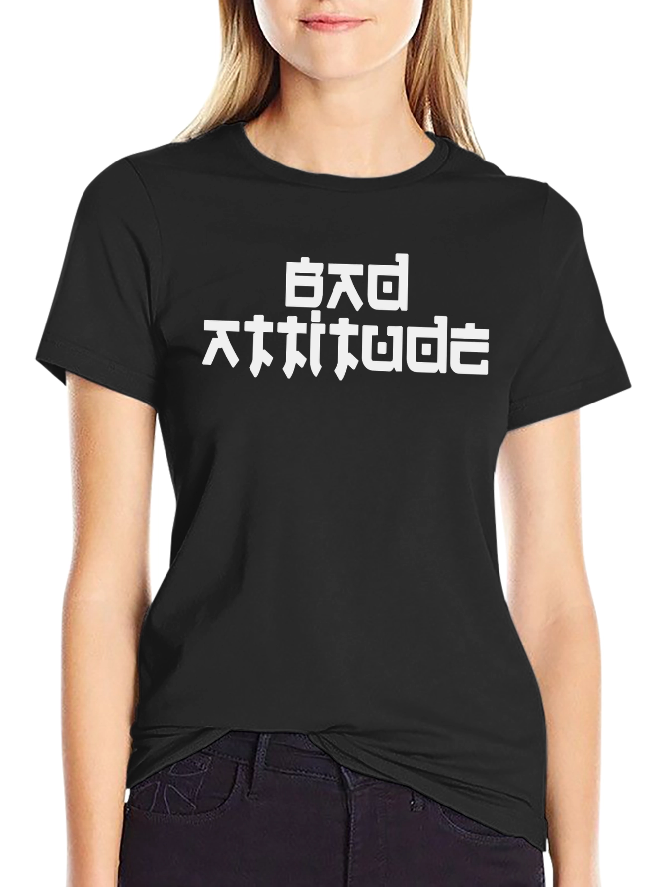 Bad Attitude Graphic Tee - Edgy Style