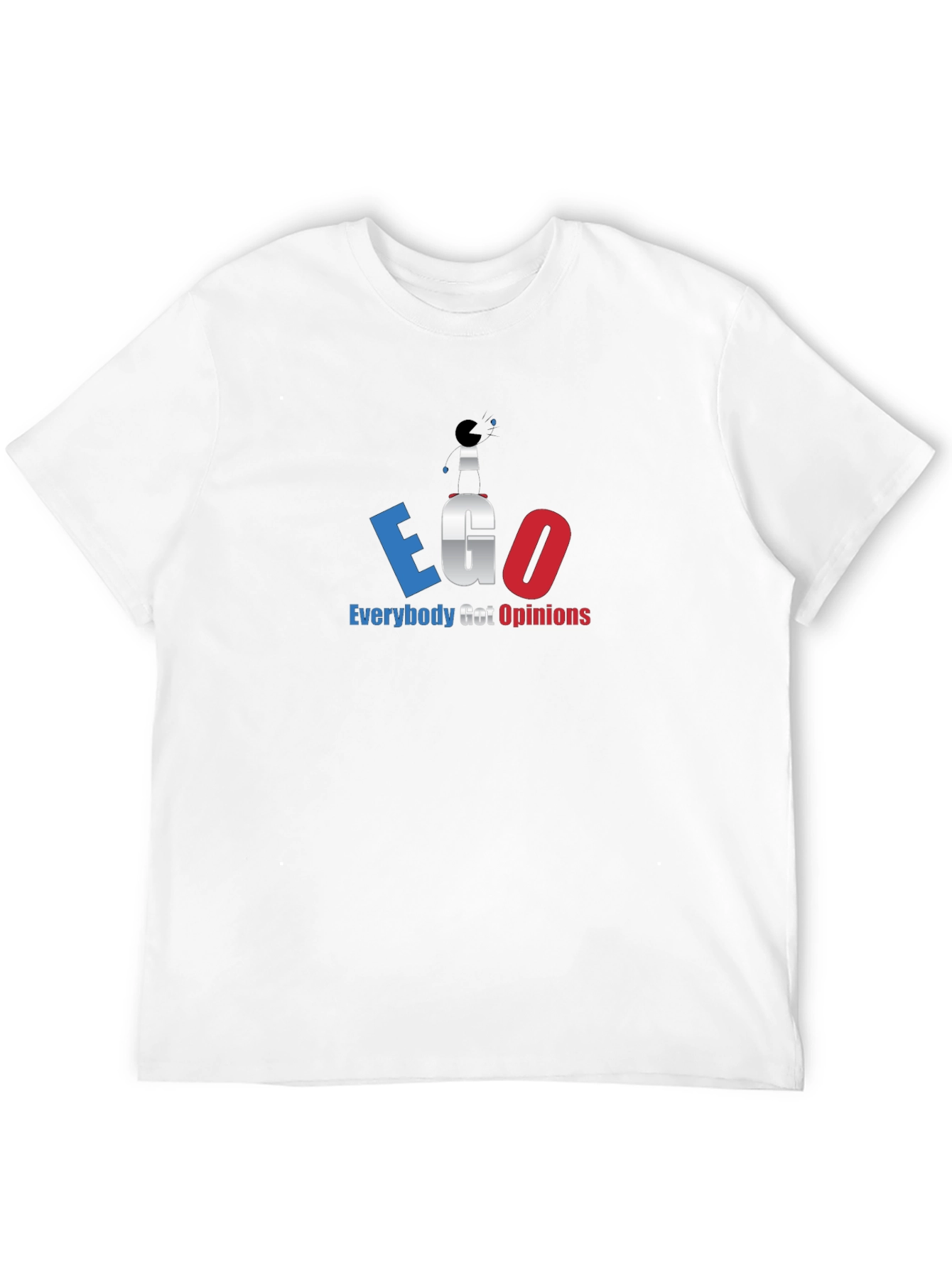 EGO Everybody Got Opinions T-Shirt - Black