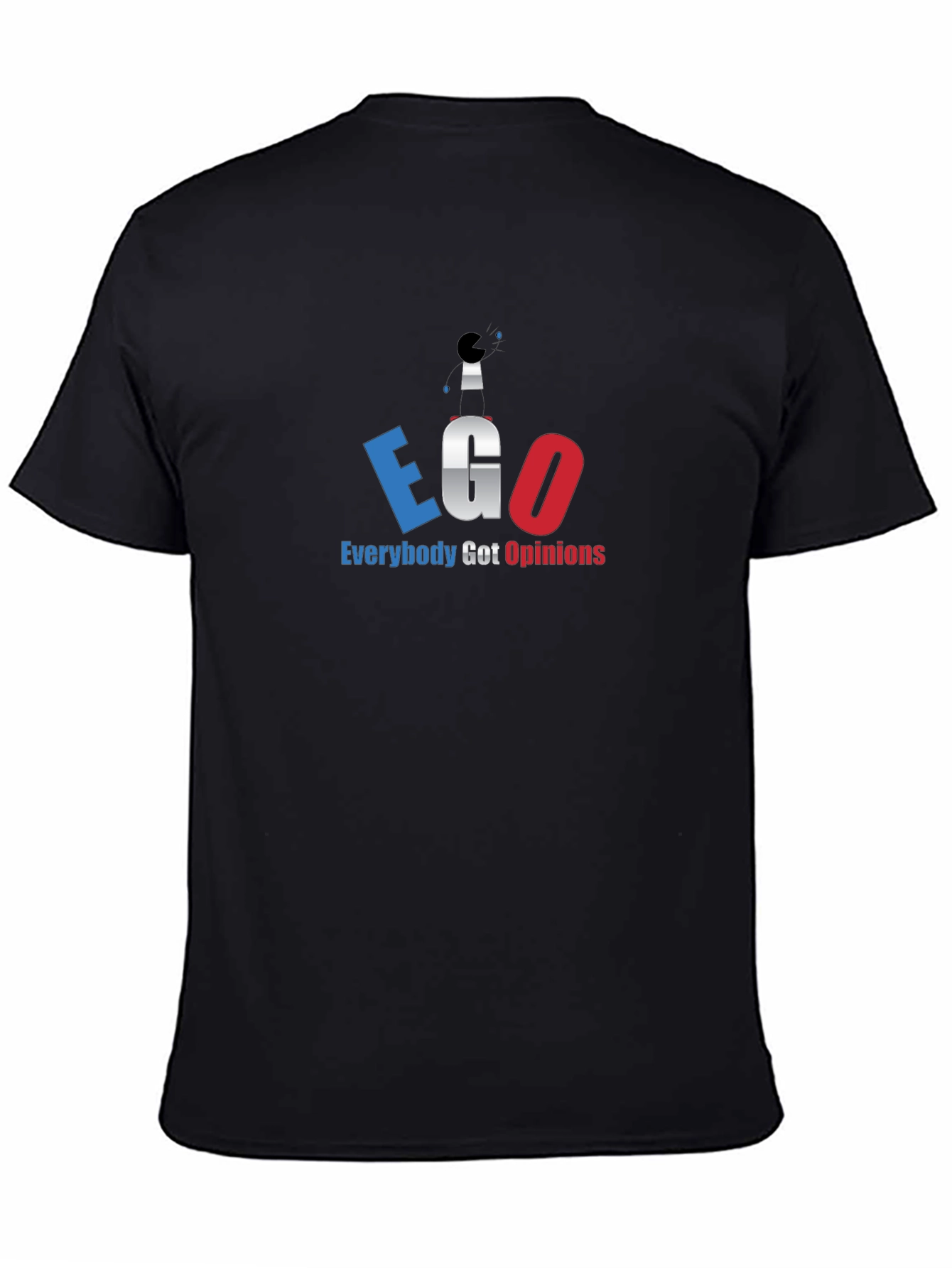 EGO Everybody Got Opinions T-Shirt - Black