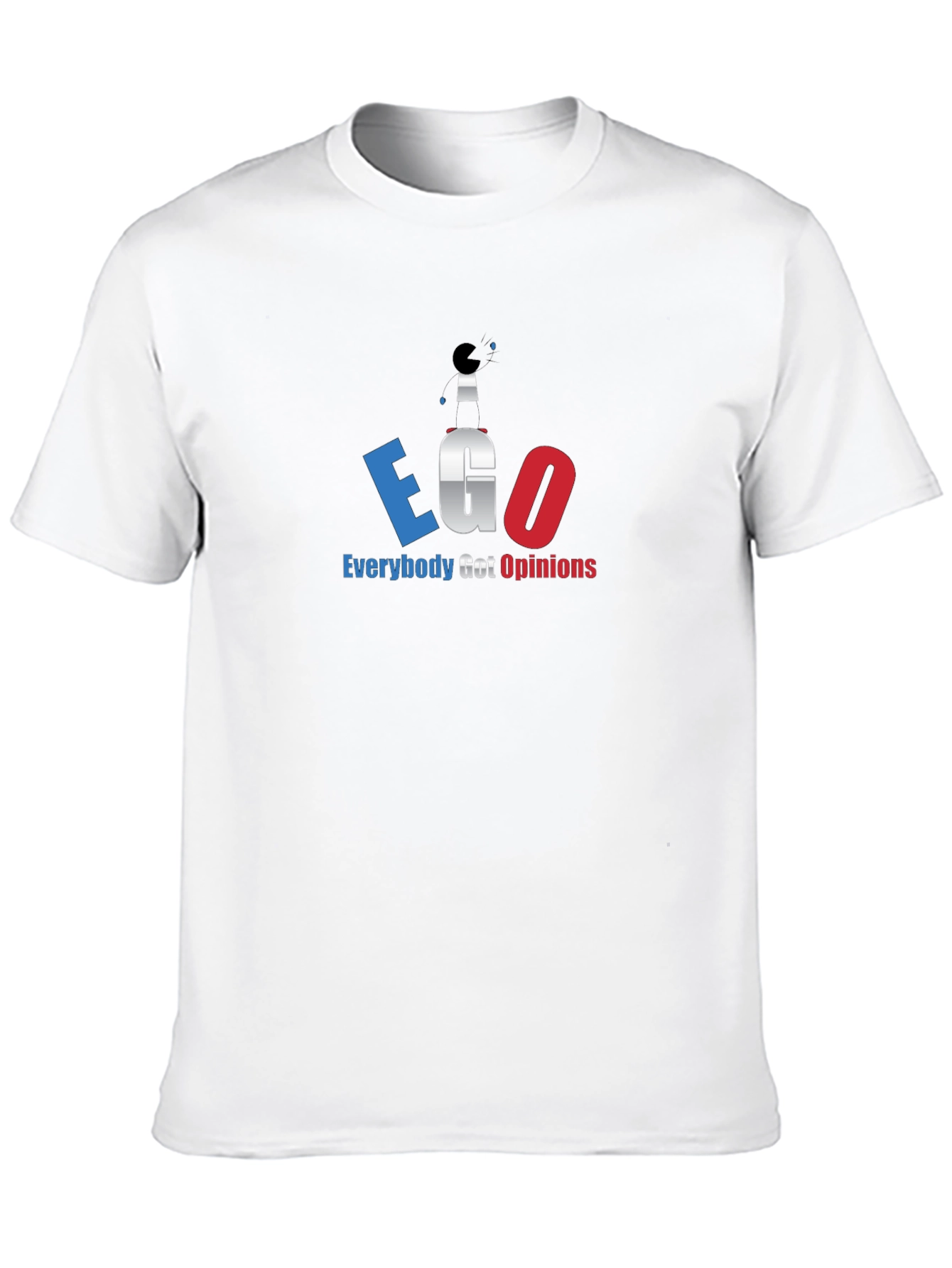 EGO Everybody Got Opinions T-Shirt - Black