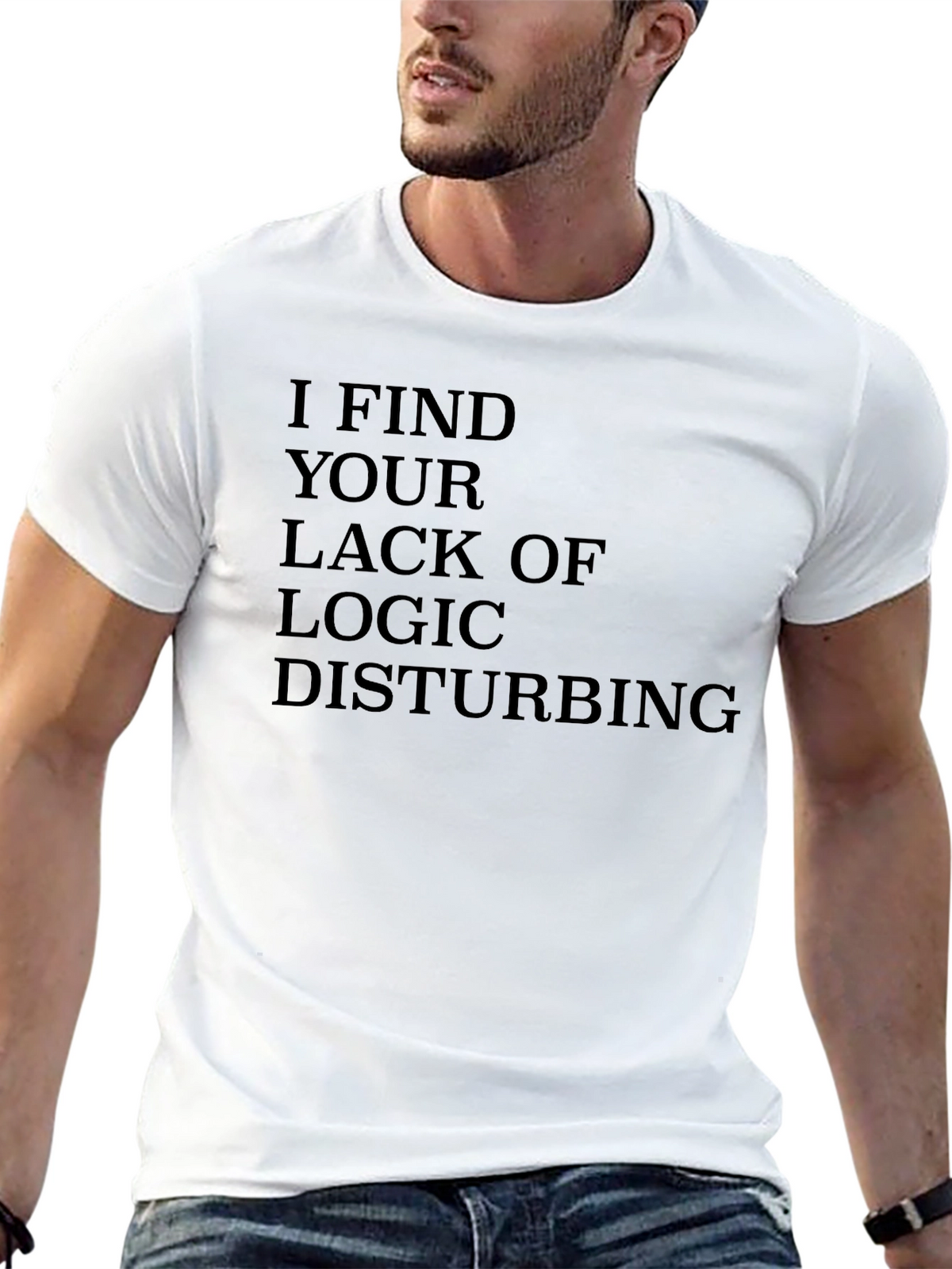 Logic Disturbing T-Shirt - Dark Humor Tee