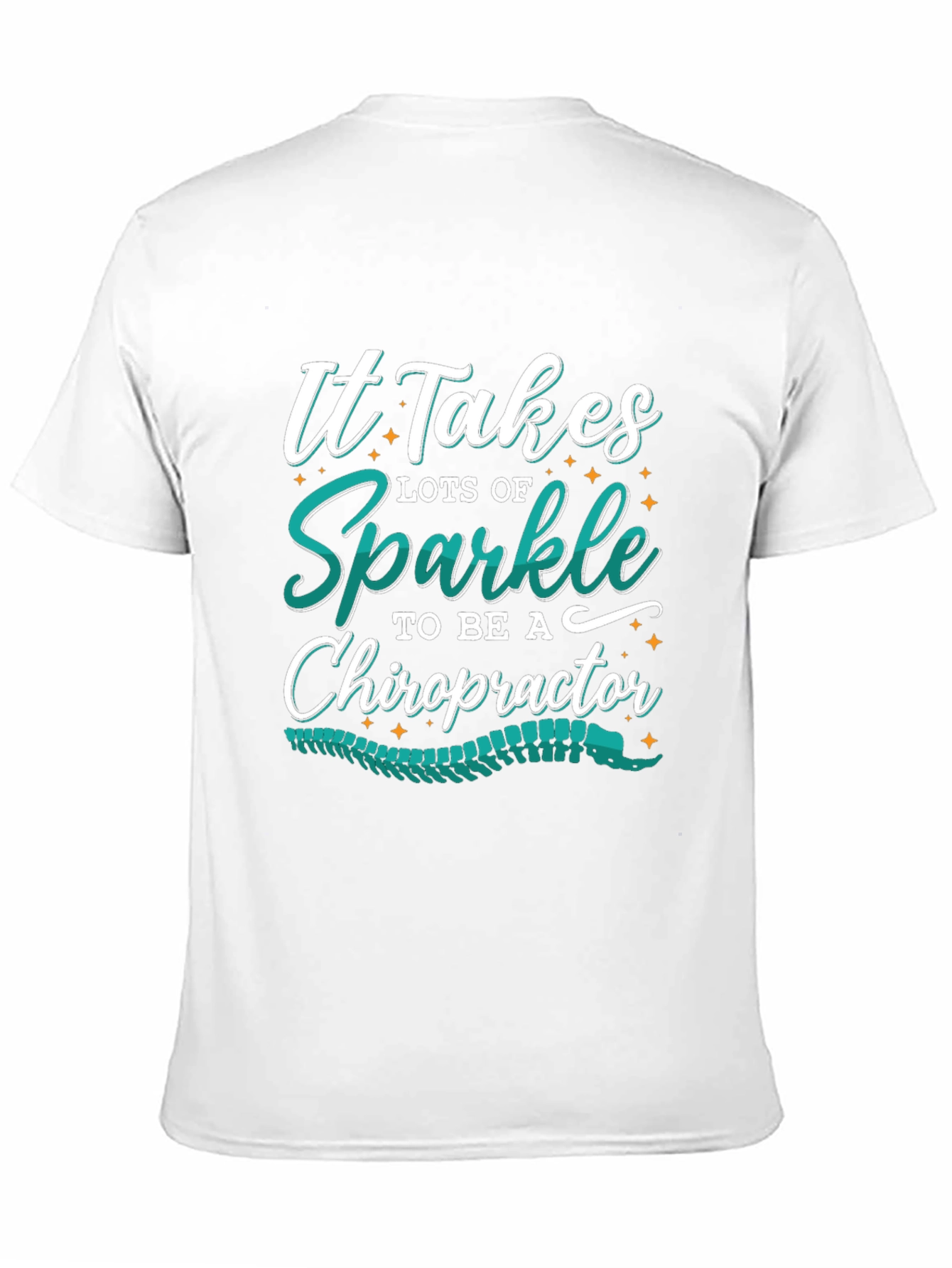 Sparkle Chiropractor T-Shirt - Black Graphic Tee