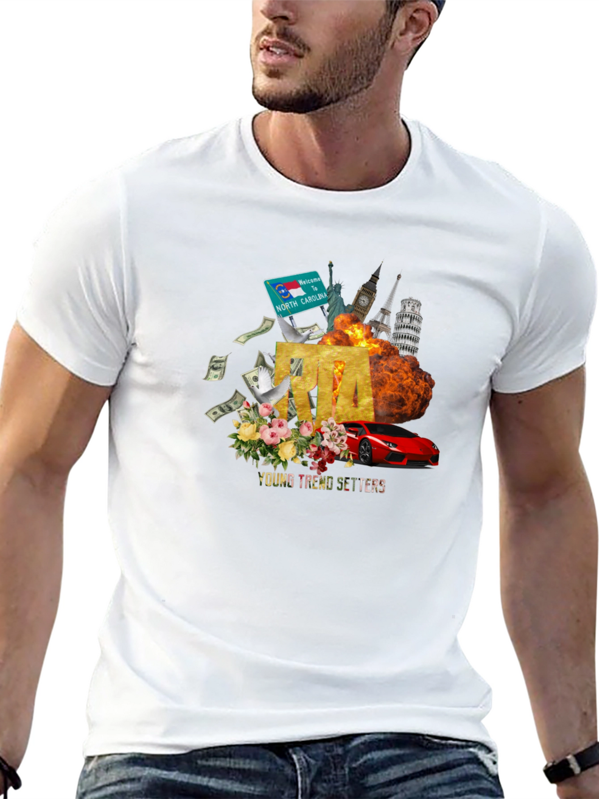 RTA Young Trend Setters Graphic T-Shirt