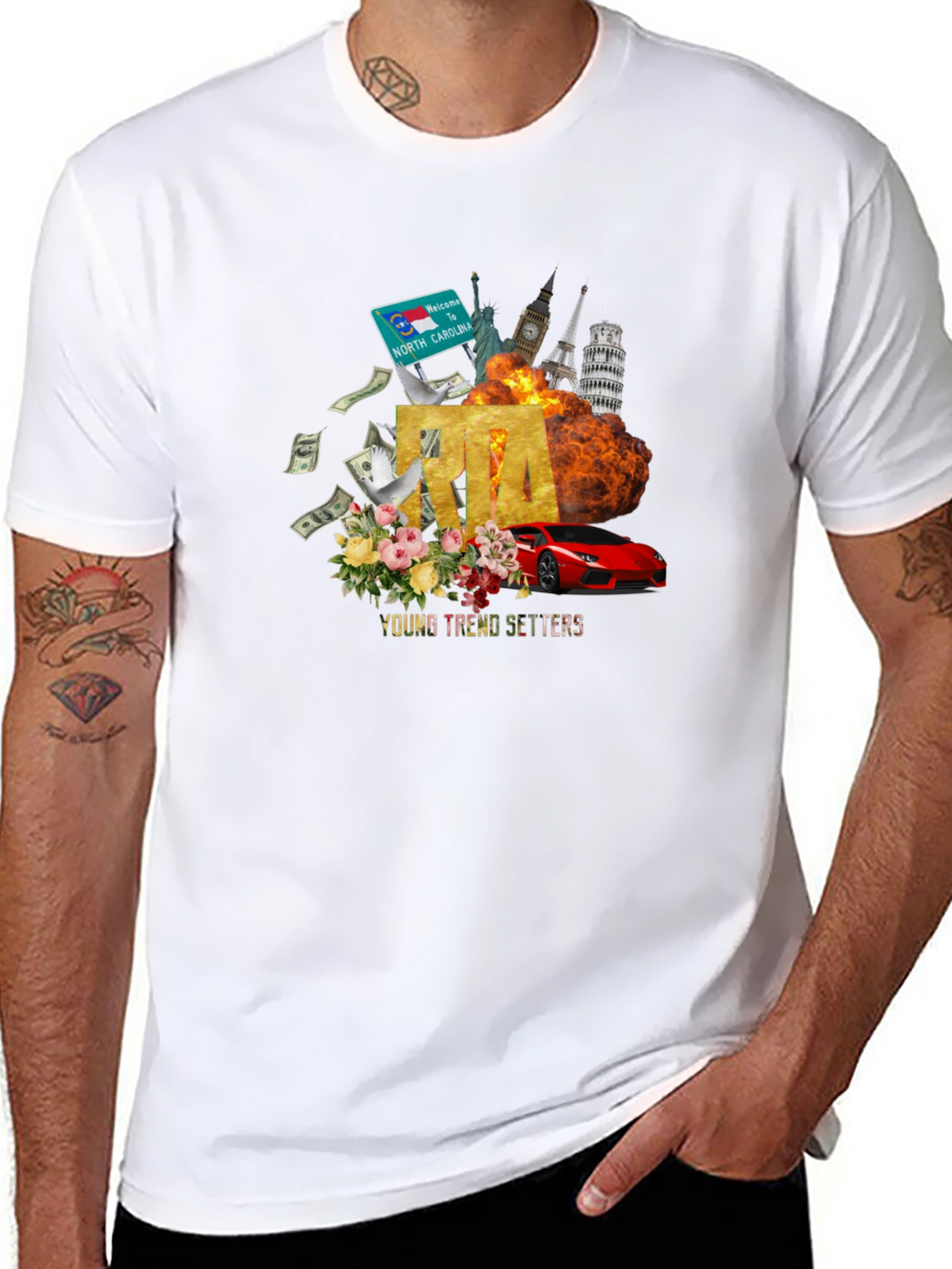 RTA Young Trend Setters Graphic T-Shirt