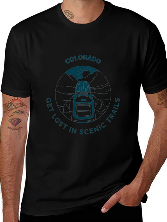 Colorado Scenic Trails Graphic Tee - Adventure Awaits!