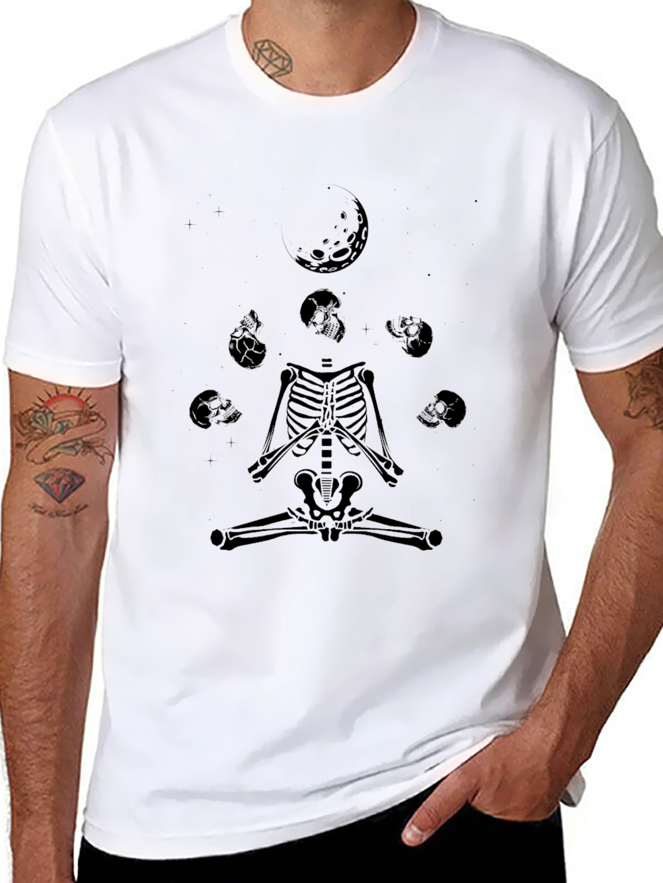 Meditating Skeleton T-Shirt