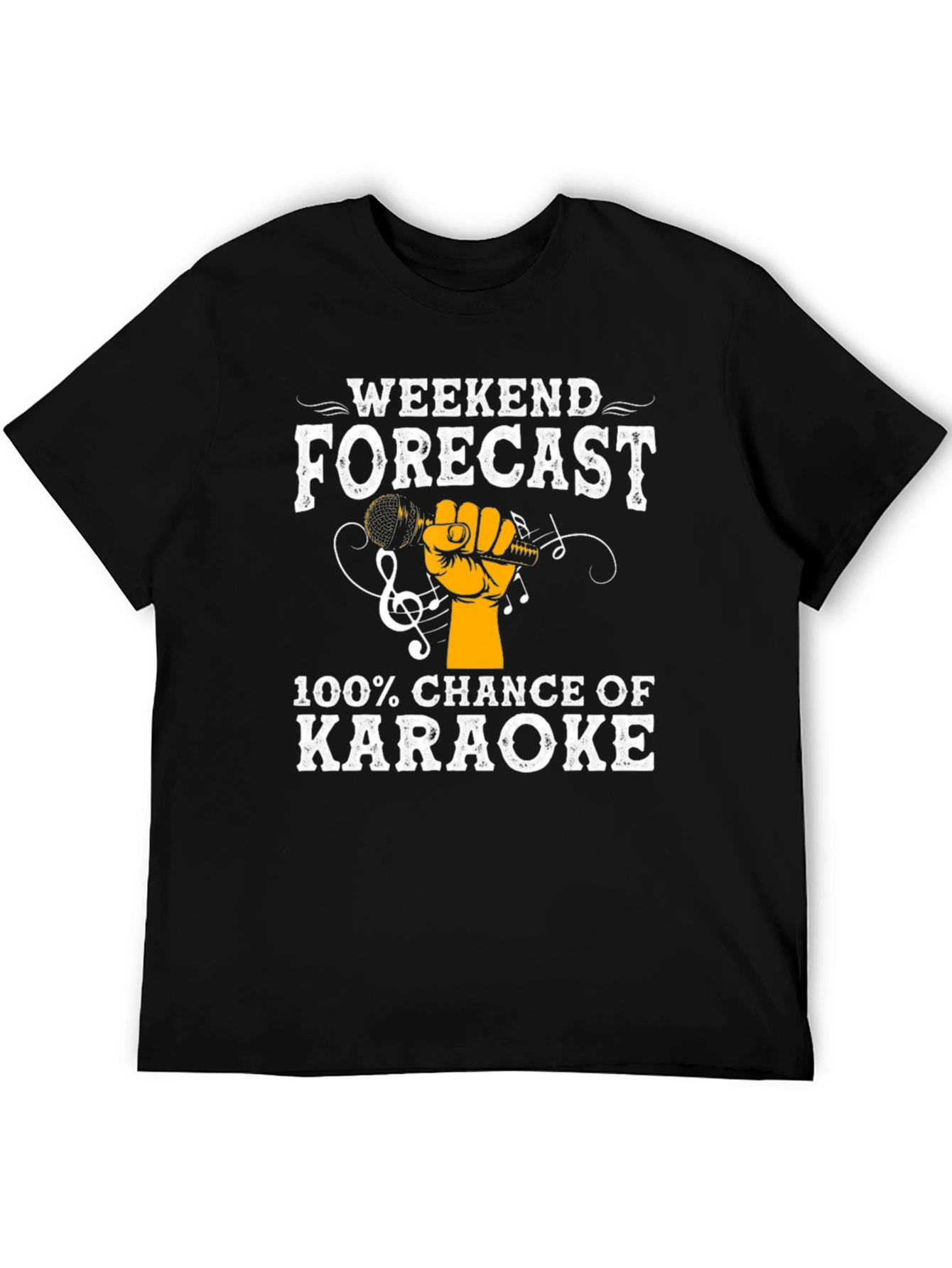 Karaoke Weekend Forecast Graphic Tee